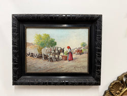 Vintage Oil on Canvas by Hungarian artist N Gyula Gutaljazy