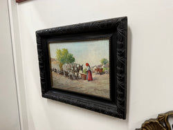 Vintage Oil on Canvas by Hungarian artist N Gyula Gutaljazy