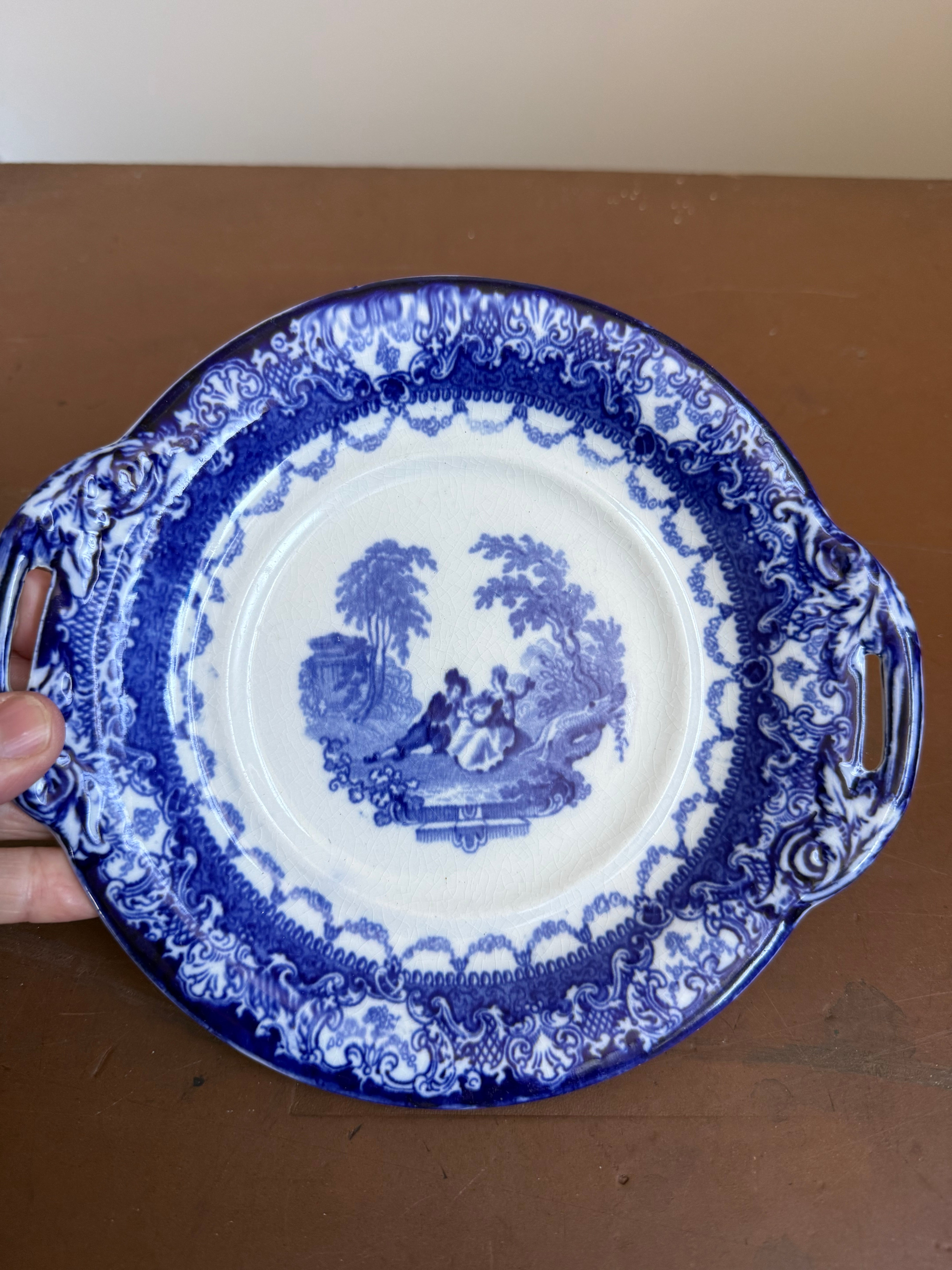 Vintage Doulton Watteau Pattern Plate