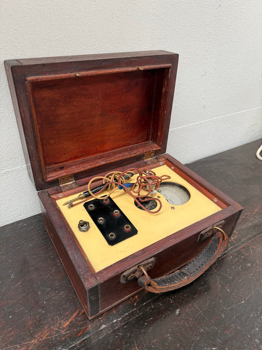 Fabulous Vintage Voltmeter in an Australian Cedar Case