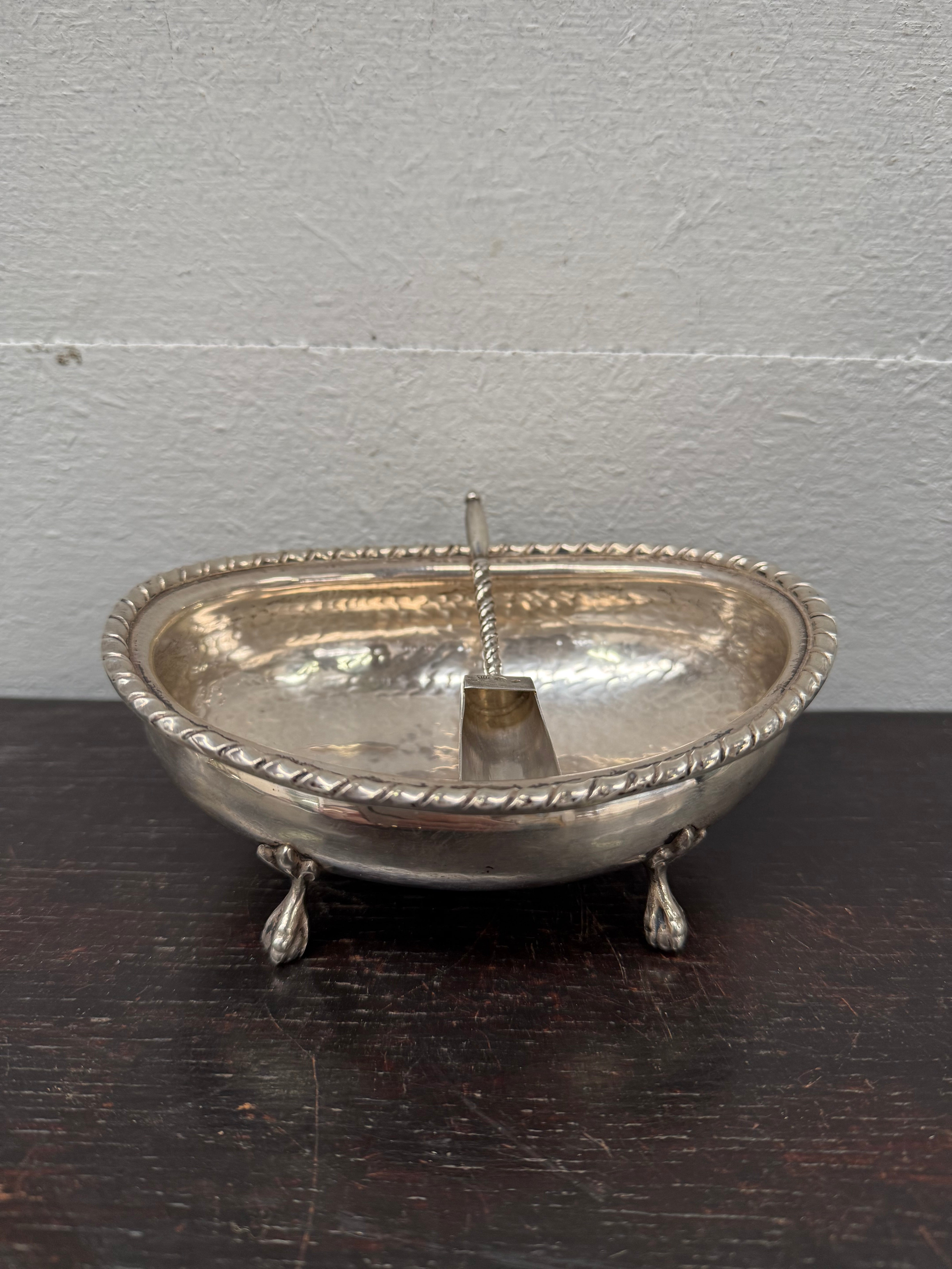 Beautiful Vintage Hand Hammered Silver Footed Bowl | Antique & Vintage | Moonee Ponds Antiques | Australia Wide Delivery