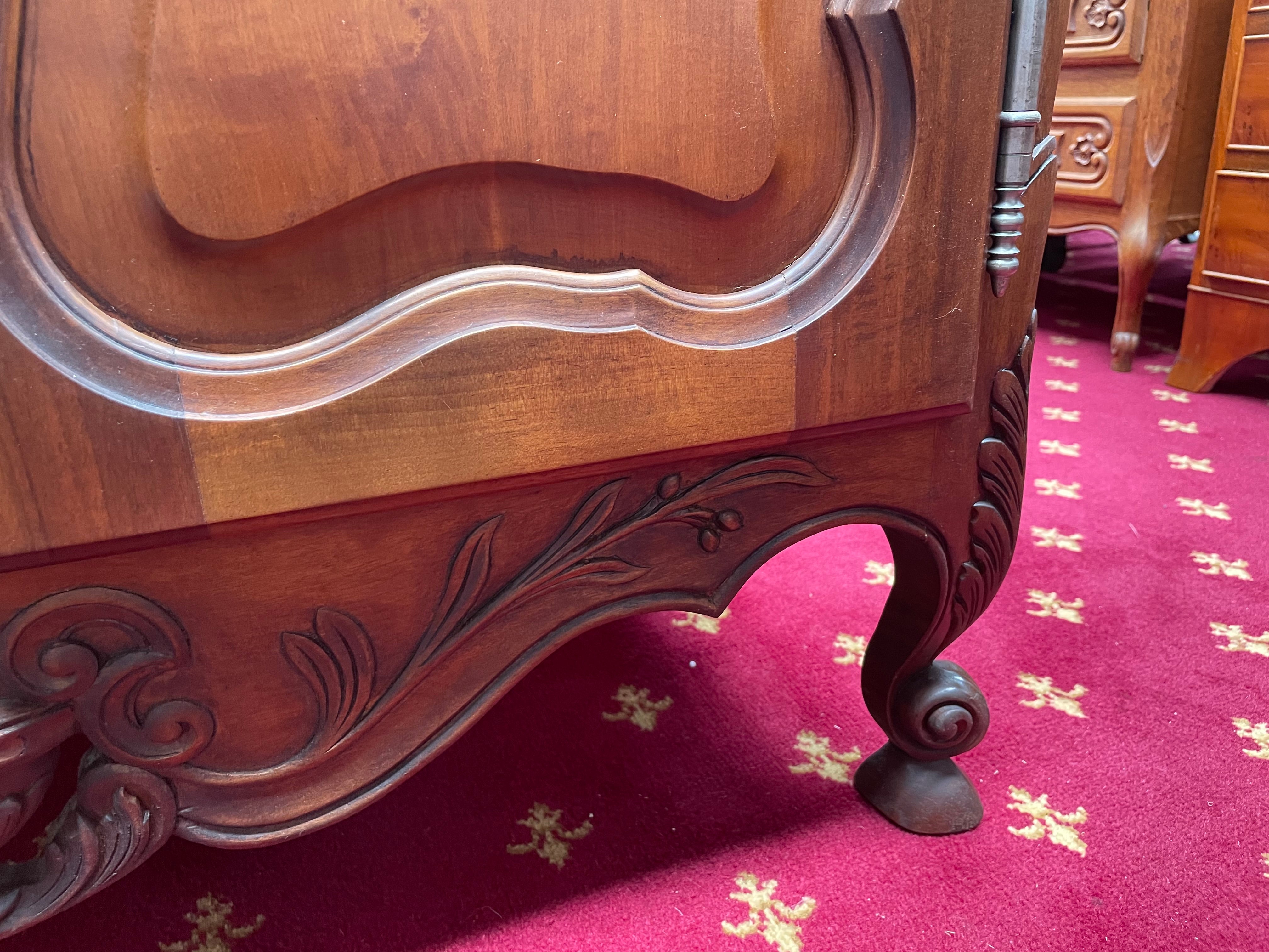 French Walnut Louis XV Style Two Door Cabinet | Antique & Vintage | Moonee Ponds Antiques | Australia Wide Delivery