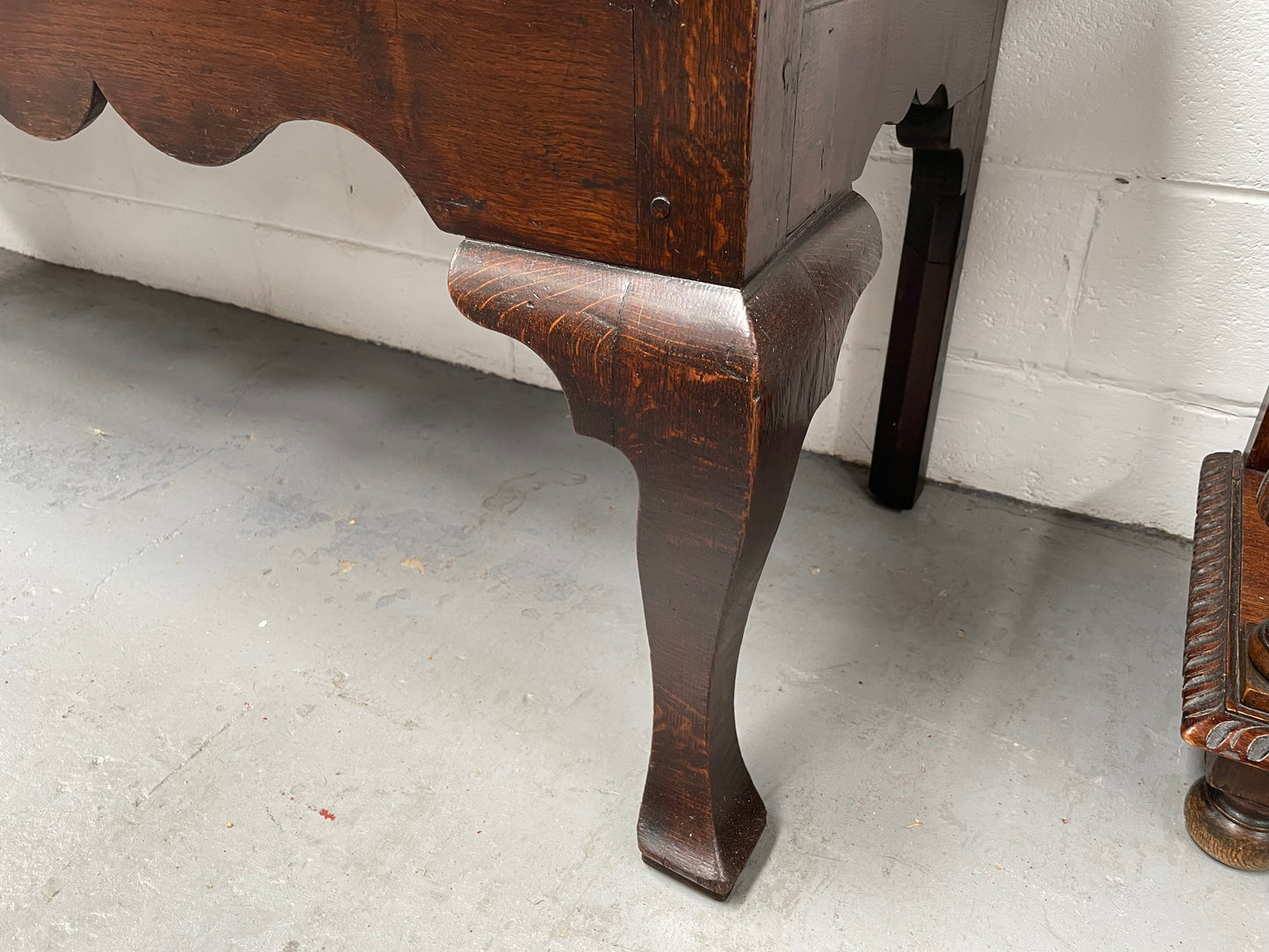 Late 18th Century Large English Oak  Dresser Base