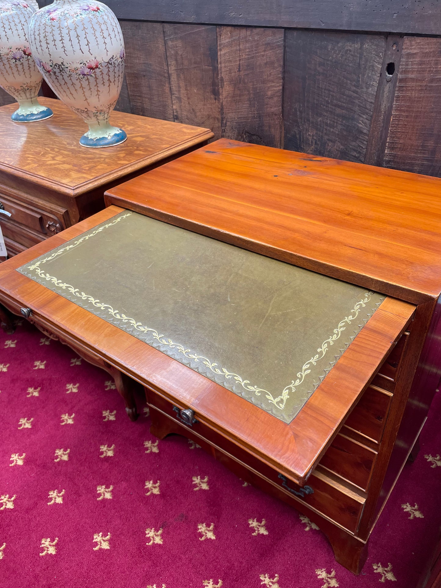 Vintage Huon Pine Chest with Pull-out slide