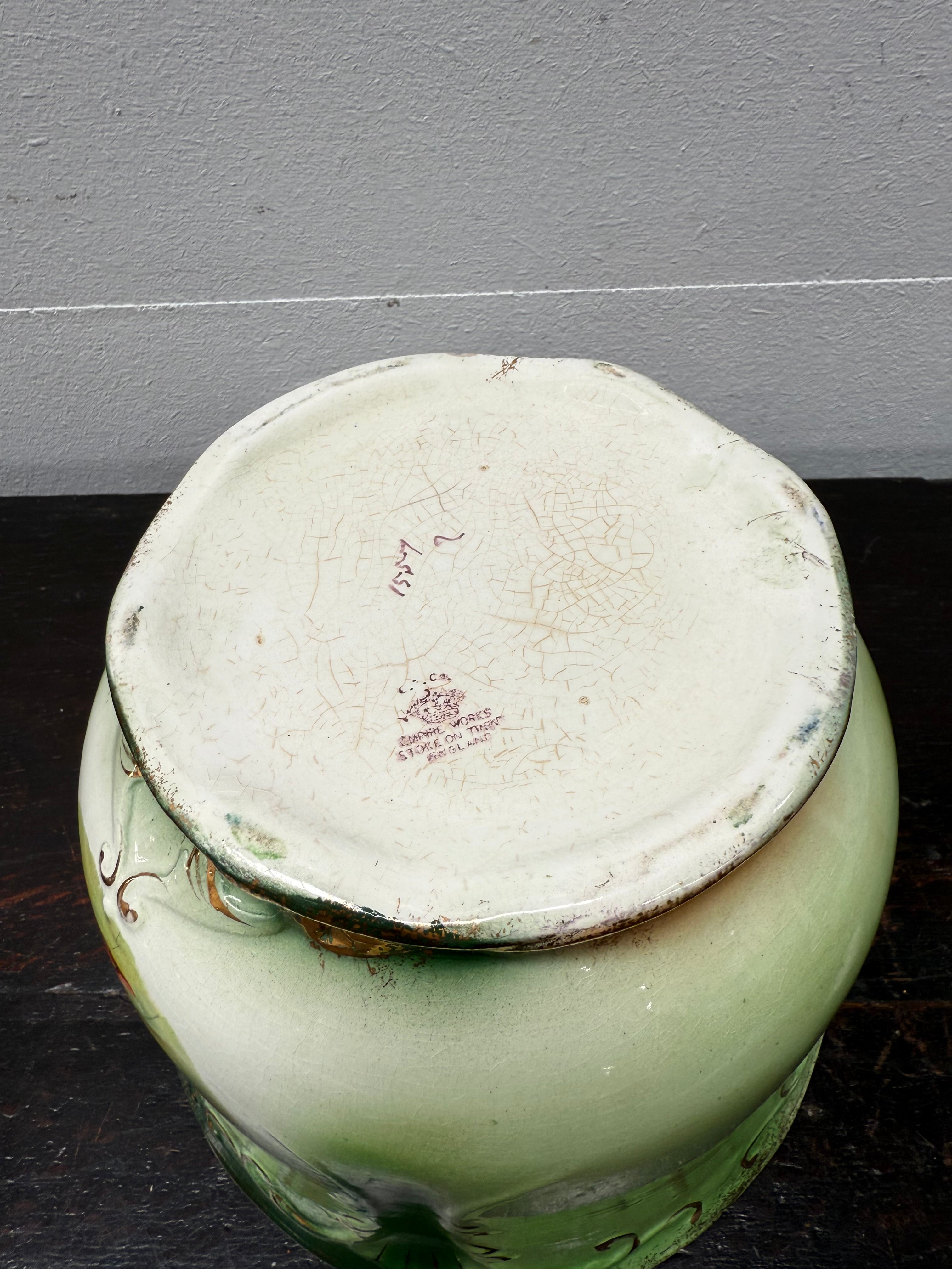 Pretty Edwardian Hand Painted Jardiniere | Antique & Vintage | Moonee Ponds Antiques | Australia Wide Delivery