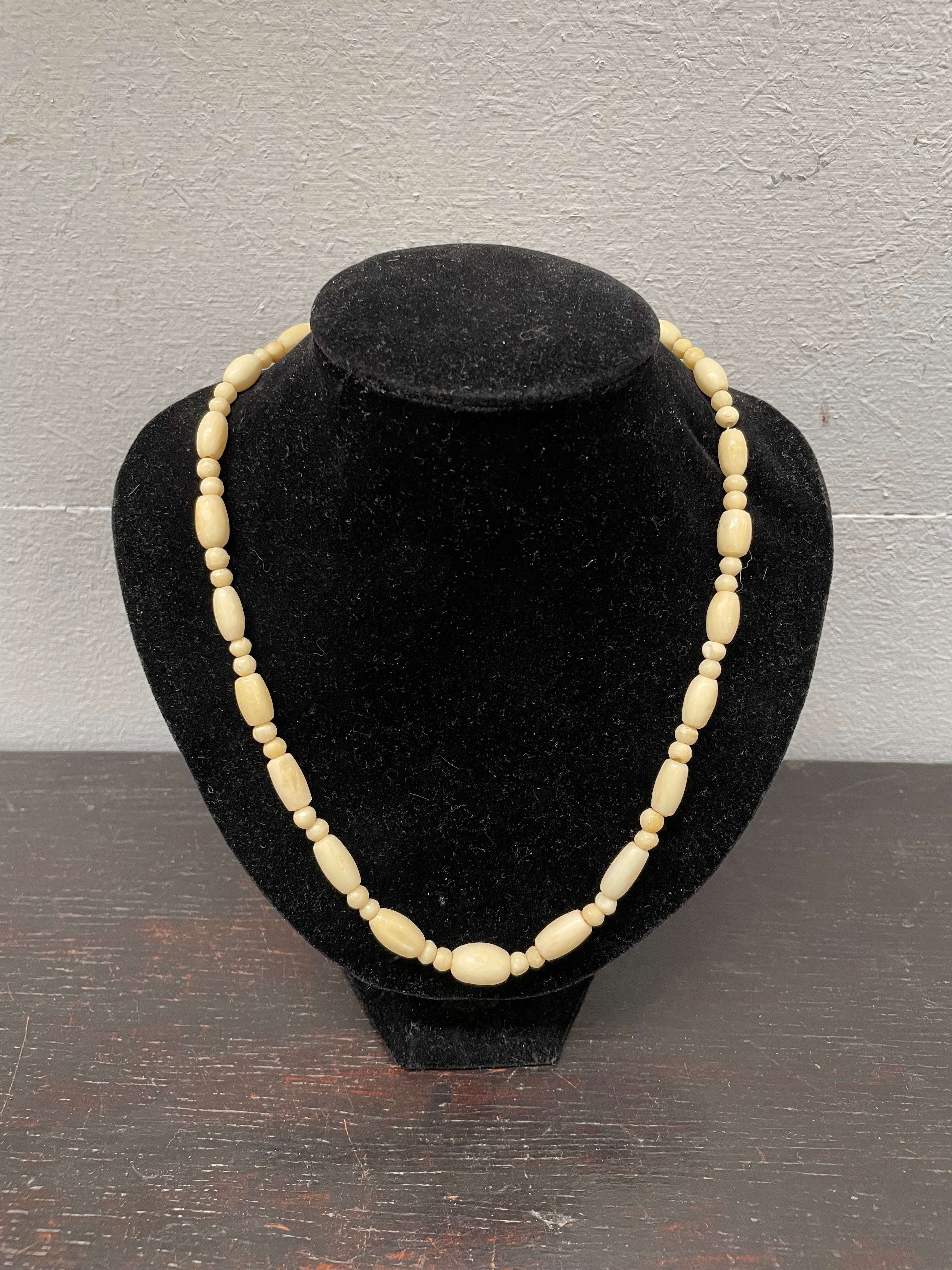 Vintage Carved Ivory Necklace | Antique & Vintage | Moonee Ponds Antiques | Australia Wide Delivery