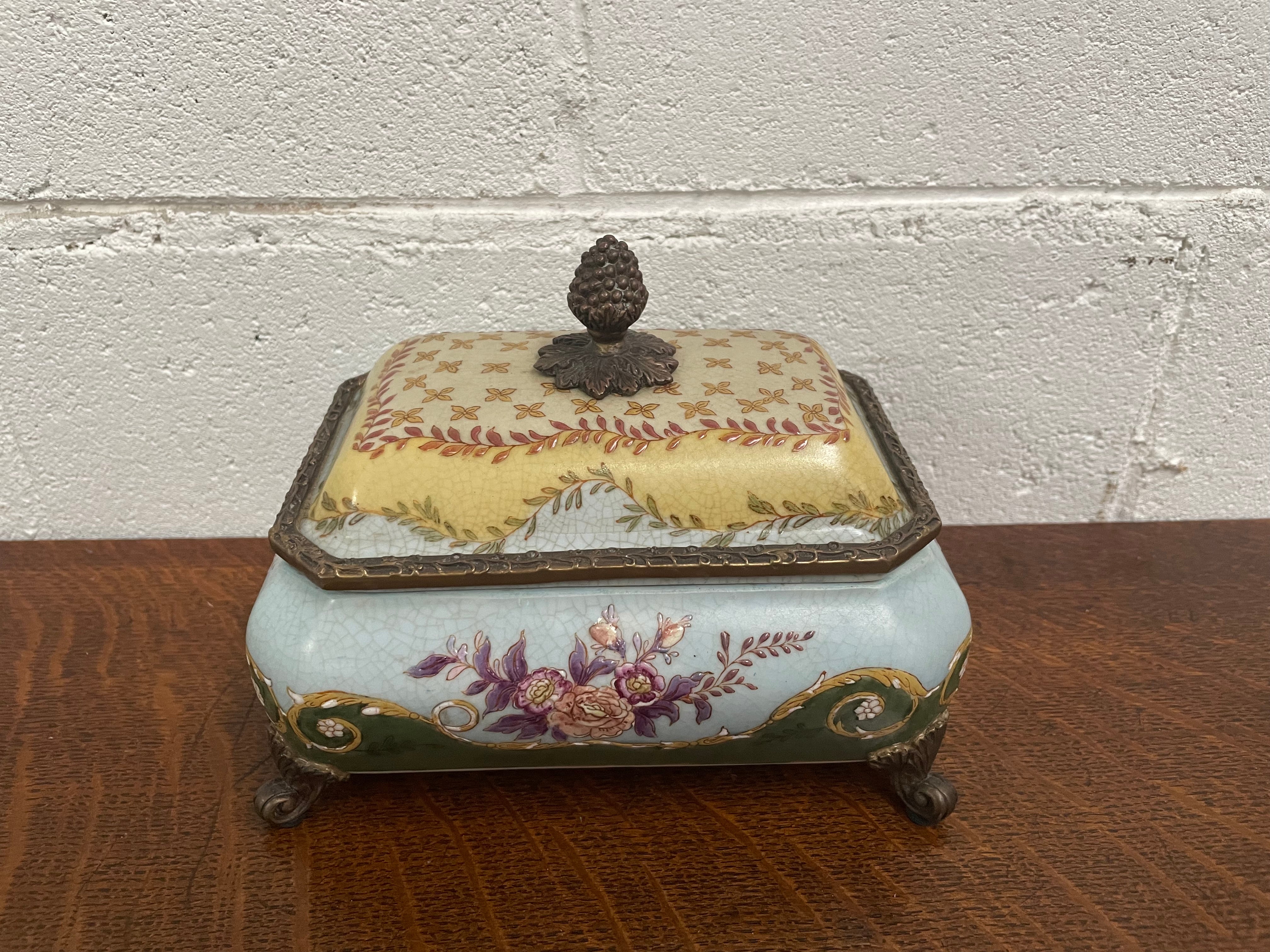 Decorative & Heavy Trinket Box | Antique & Vintage | Moonee Ponds Antiques | Australia Wide Delivery