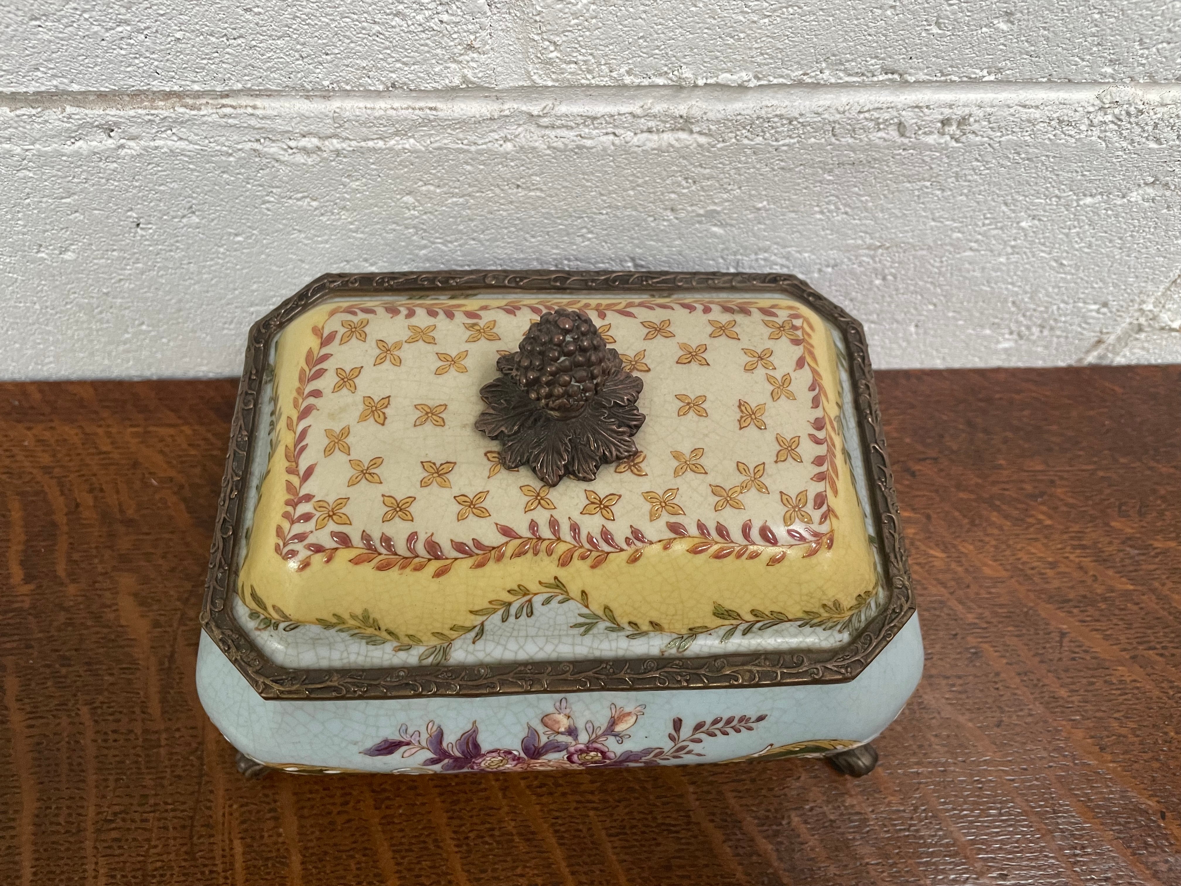 Decorative & Heavy Trinket Box | Antique & Vintage | Moonee Ponds Antiques | Australia Wide Delivery