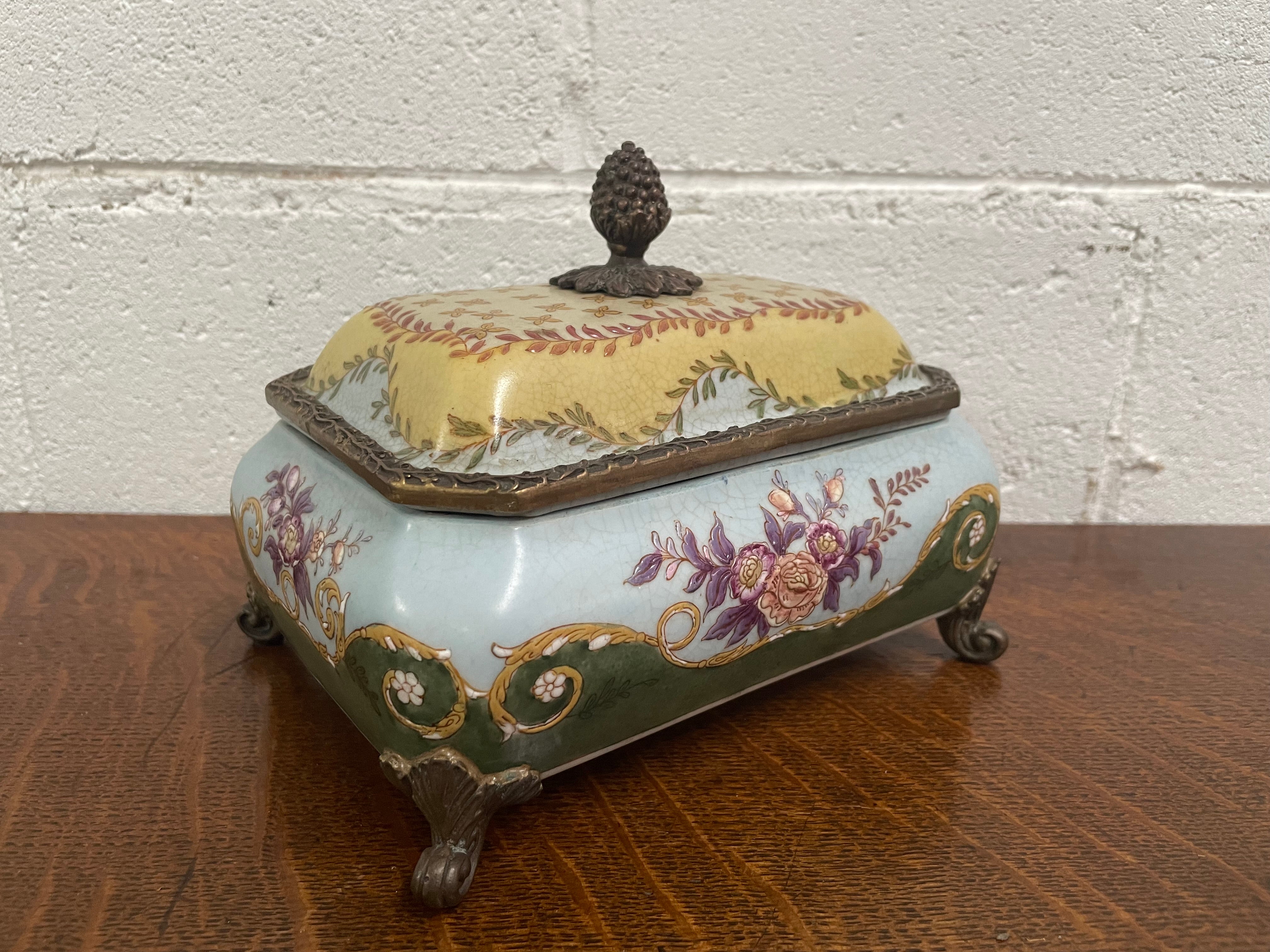 Decorative & Heavy Trinket Box | Antique & Vintage | Moonee Ponds Antiques | Australia Wide Delivery