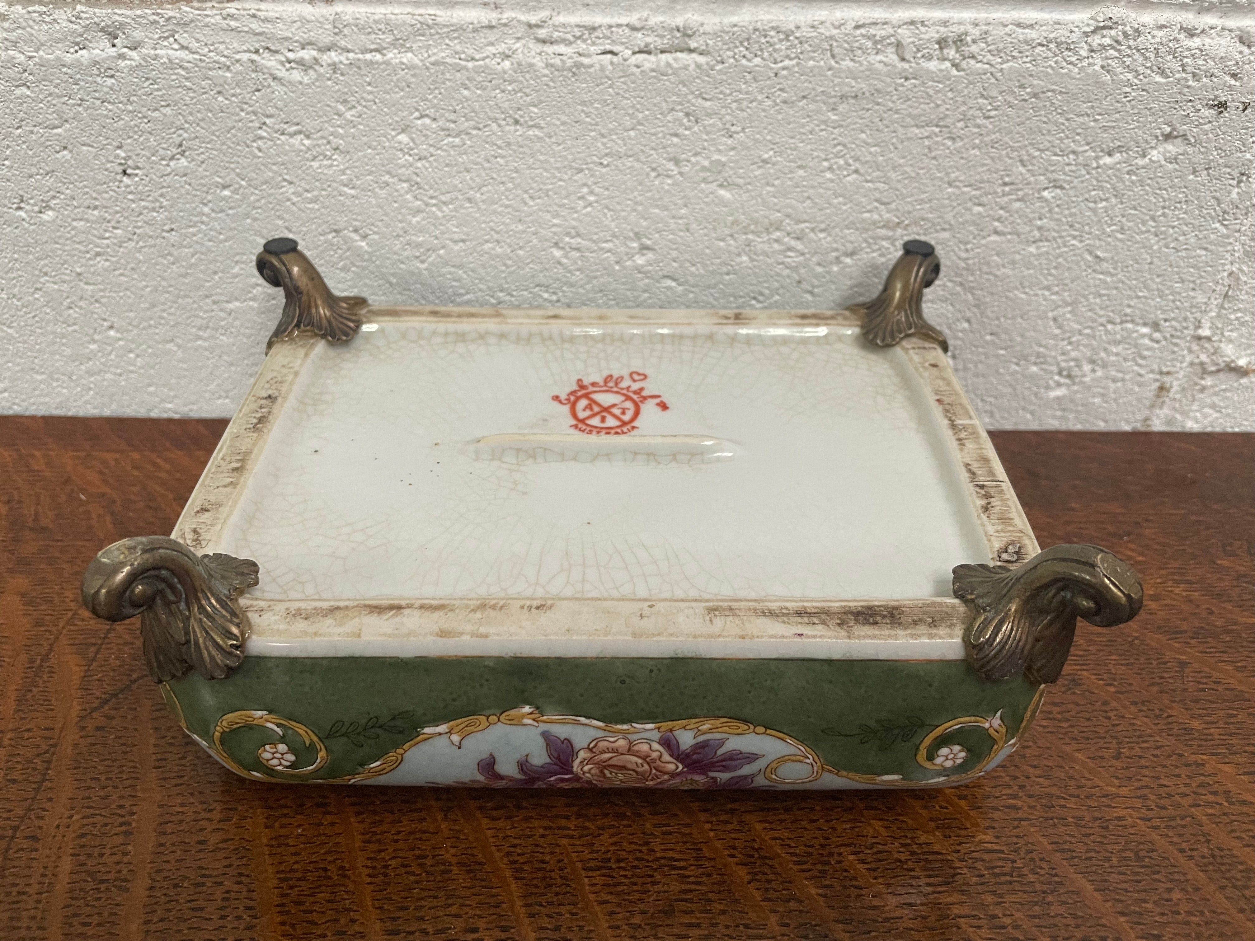 Decorative & Heavy Trinket Box | Antique & Vintage | Moonee Ponds Antiques | Australia Wide Delivery