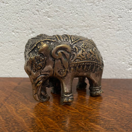 Bronze Ceremonial Elephant Figure