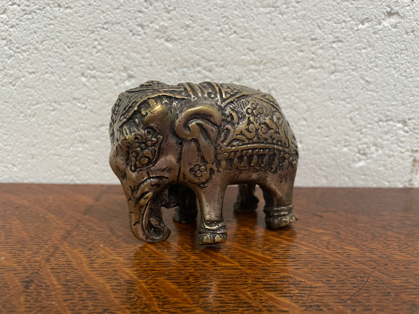 Bronze Ceremonial Elephant Figure