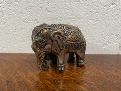Bronze Ceremonial Elephant Figure | Antique & Vintage | Moonee Ponds Antiques | Australia Wide Delivery