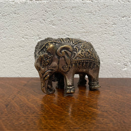 Bronze Ceremonial Elephant Figure
