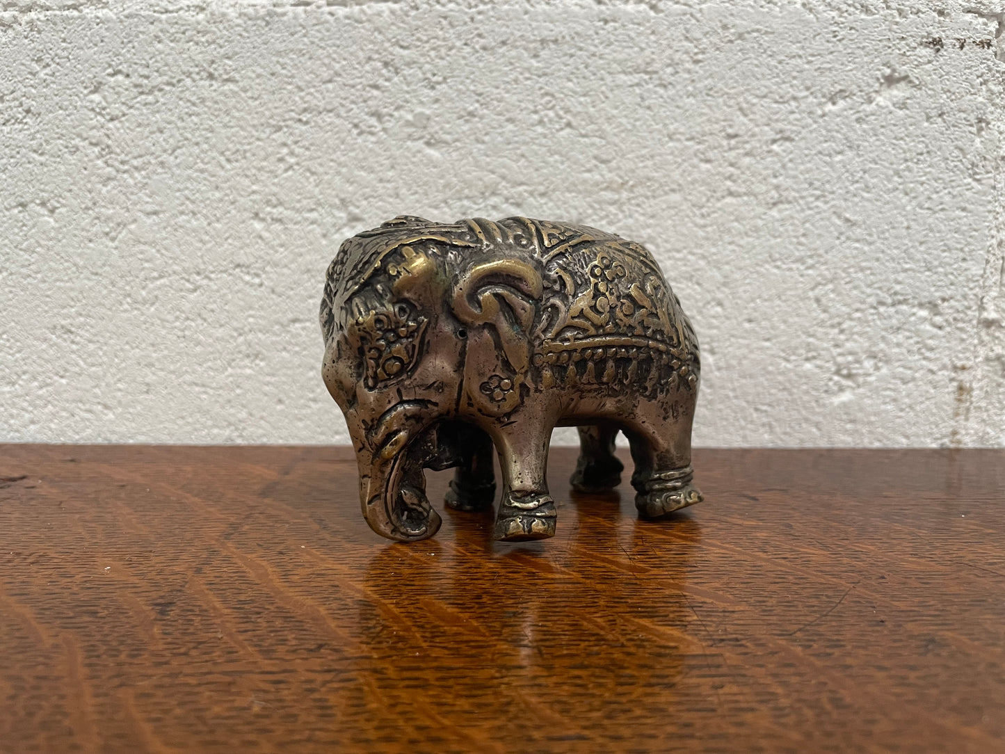 Bronze Ceremonial Elephant Figure