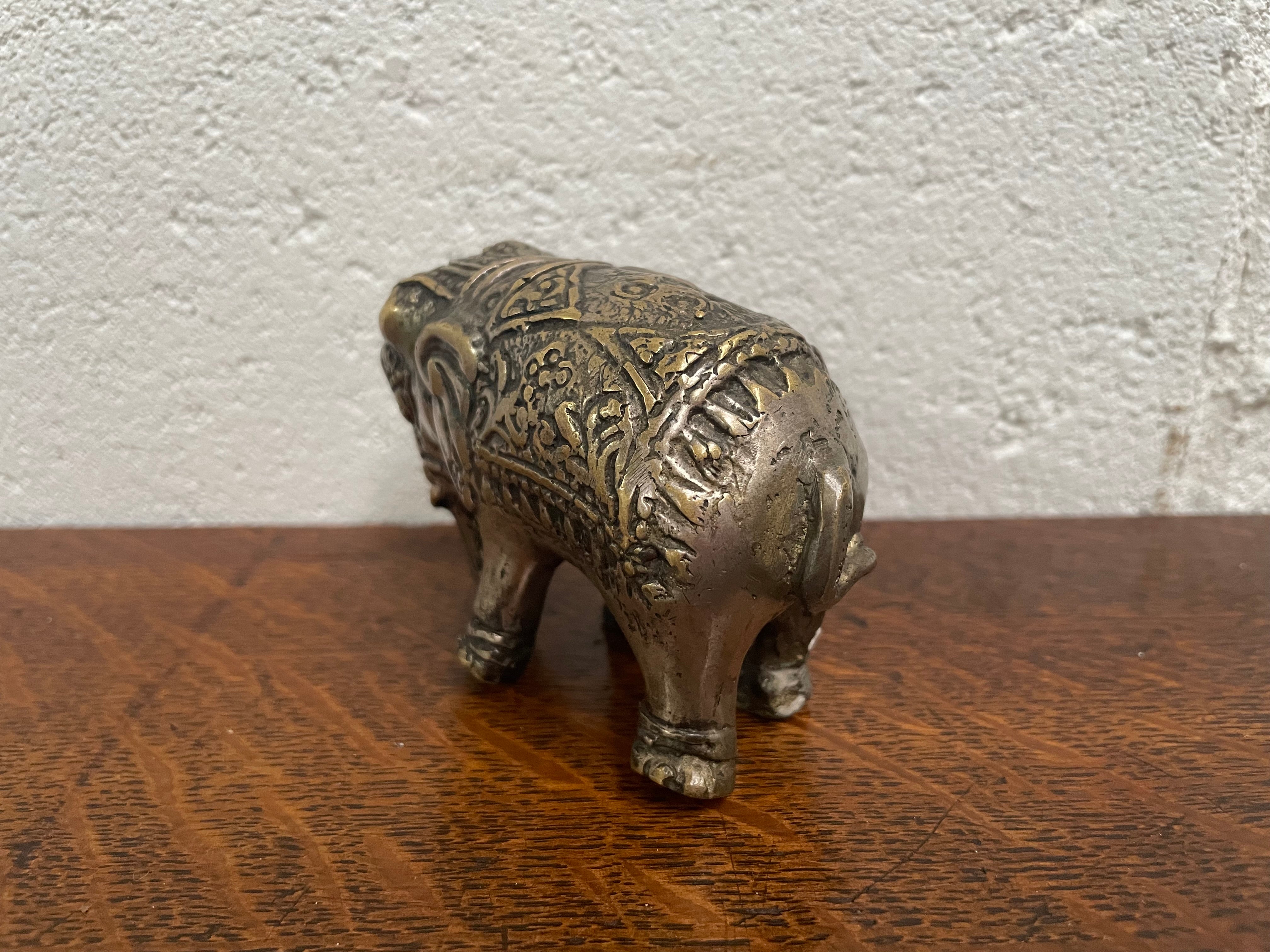 Bronze Ceremonial Elephant Figure | Antique & Vintage | Moonee Ponds Antiques | Australia Wide