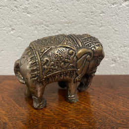 Bronze Ceremonial Elephant Figure
