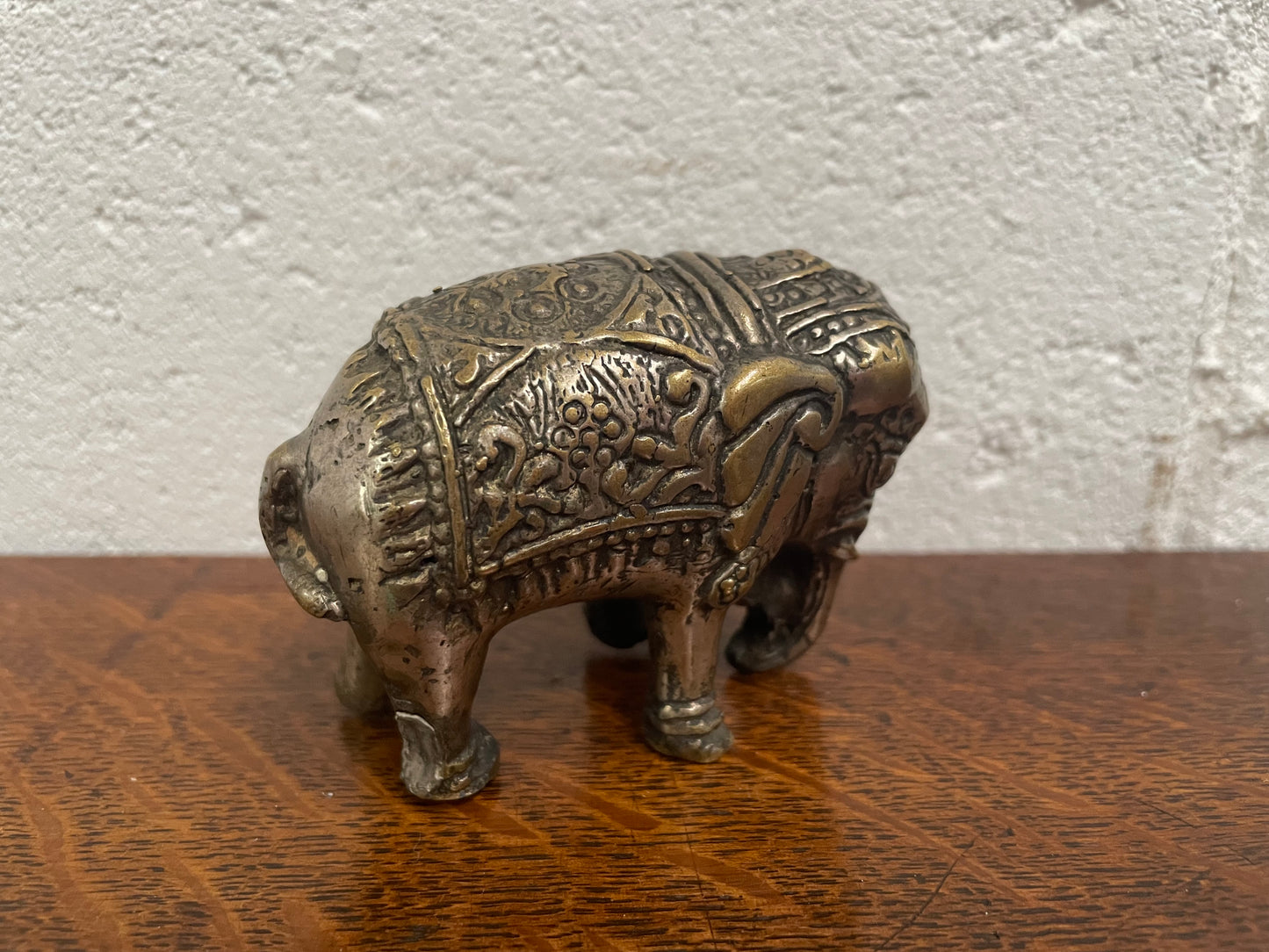 Bronze Ceremonial Elephant Figure