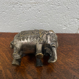 Bronze Ceremonial Elephant Figure