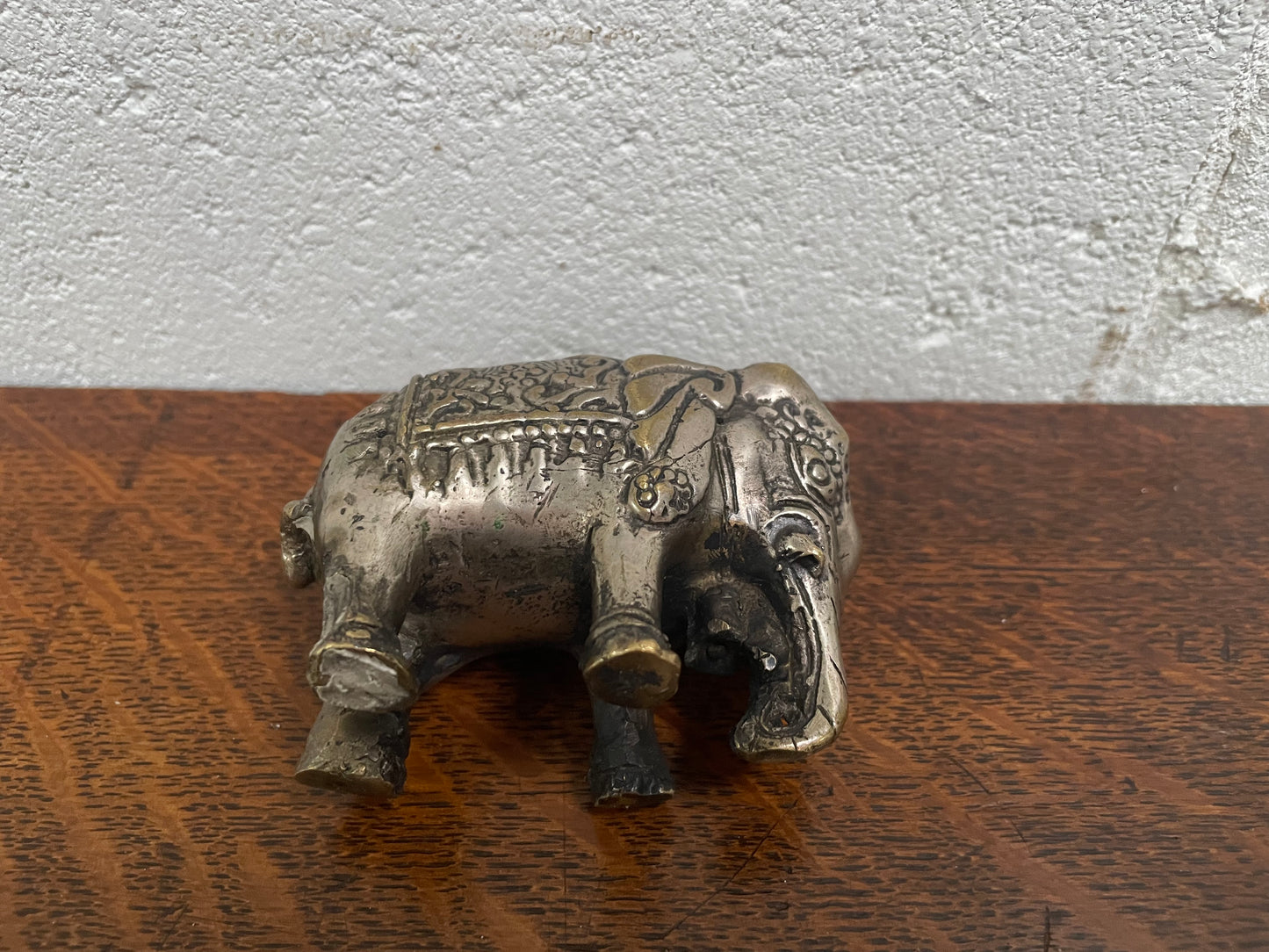 Bronze Ceremonial Elephant Figure