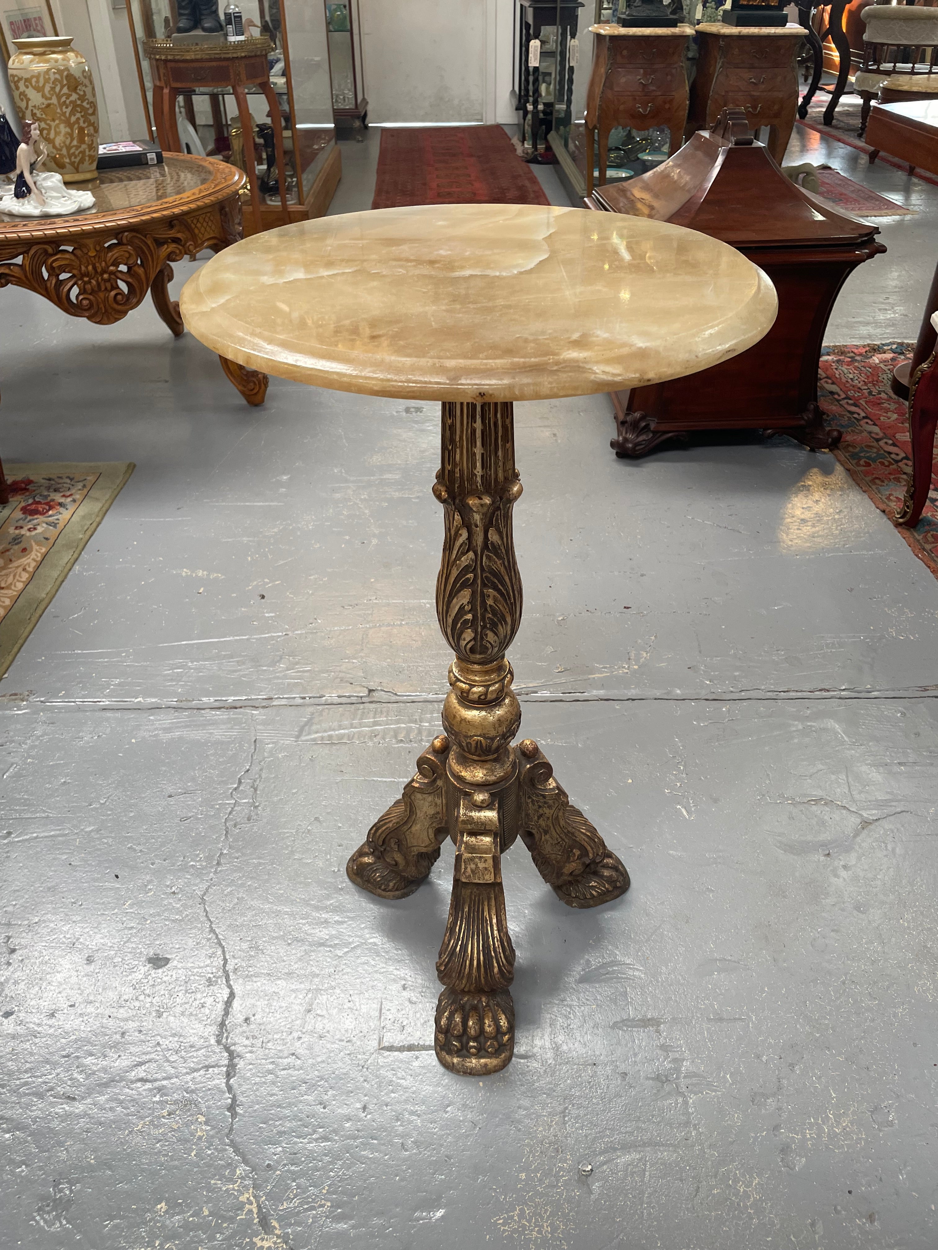 Antique Renaissance Style Alabaster Marble Centre Table | Antique & Vintage | Moonee Ponds Antiques | Australia Wide Delivery