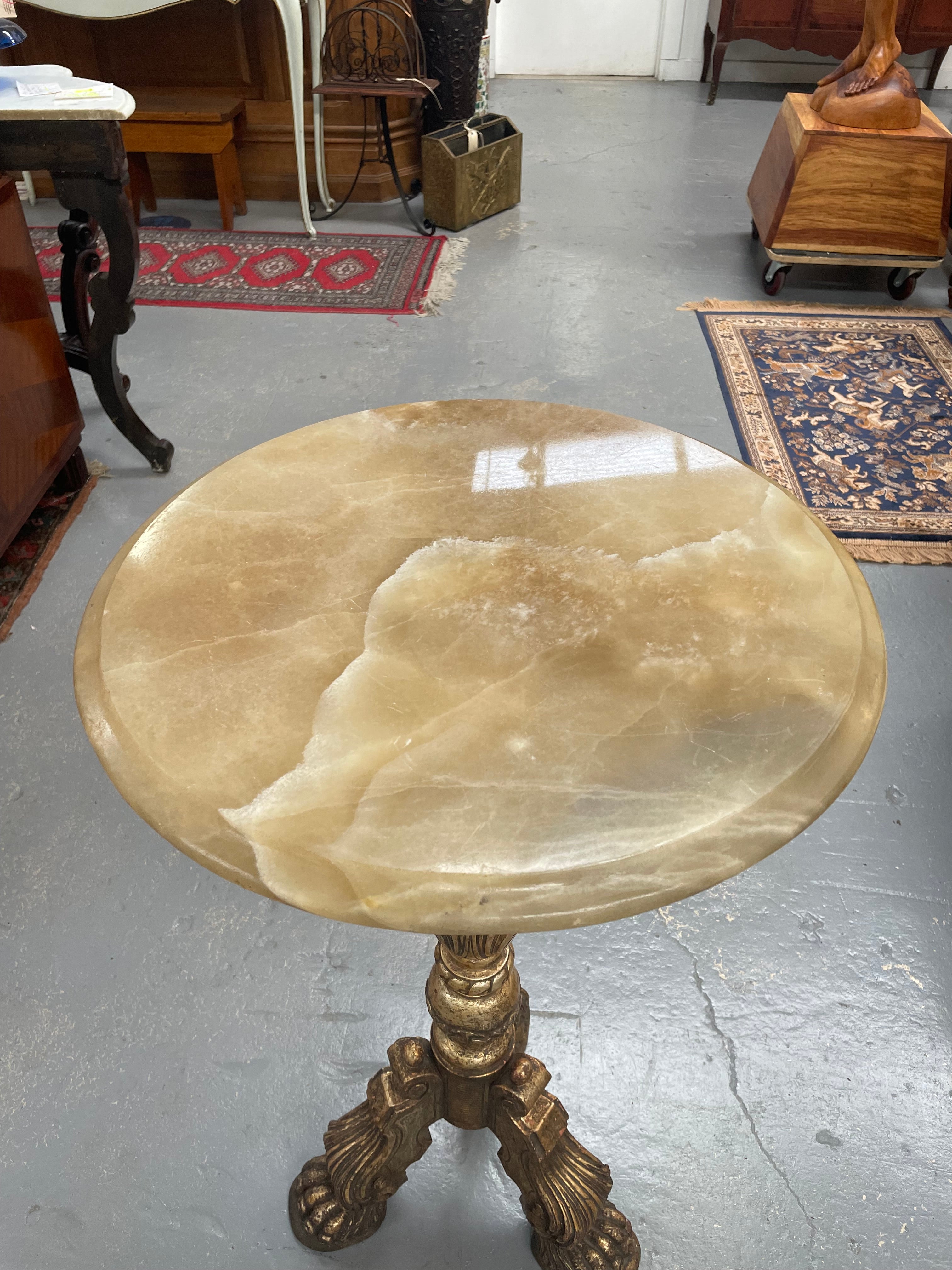 Antique Renaissance Style Alabaster Marble Centre Table | Antique & Vintage | Moonee Ponds Antiques | Australia Wide Delivery