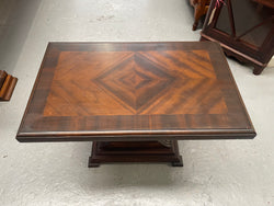 Art Deco Walnut Occasional D Shape Coffee Table | Antique & Vintage | Moonee Ponds Antiques | Australia Wide Delivery