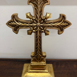 Vintage Gilt Cross