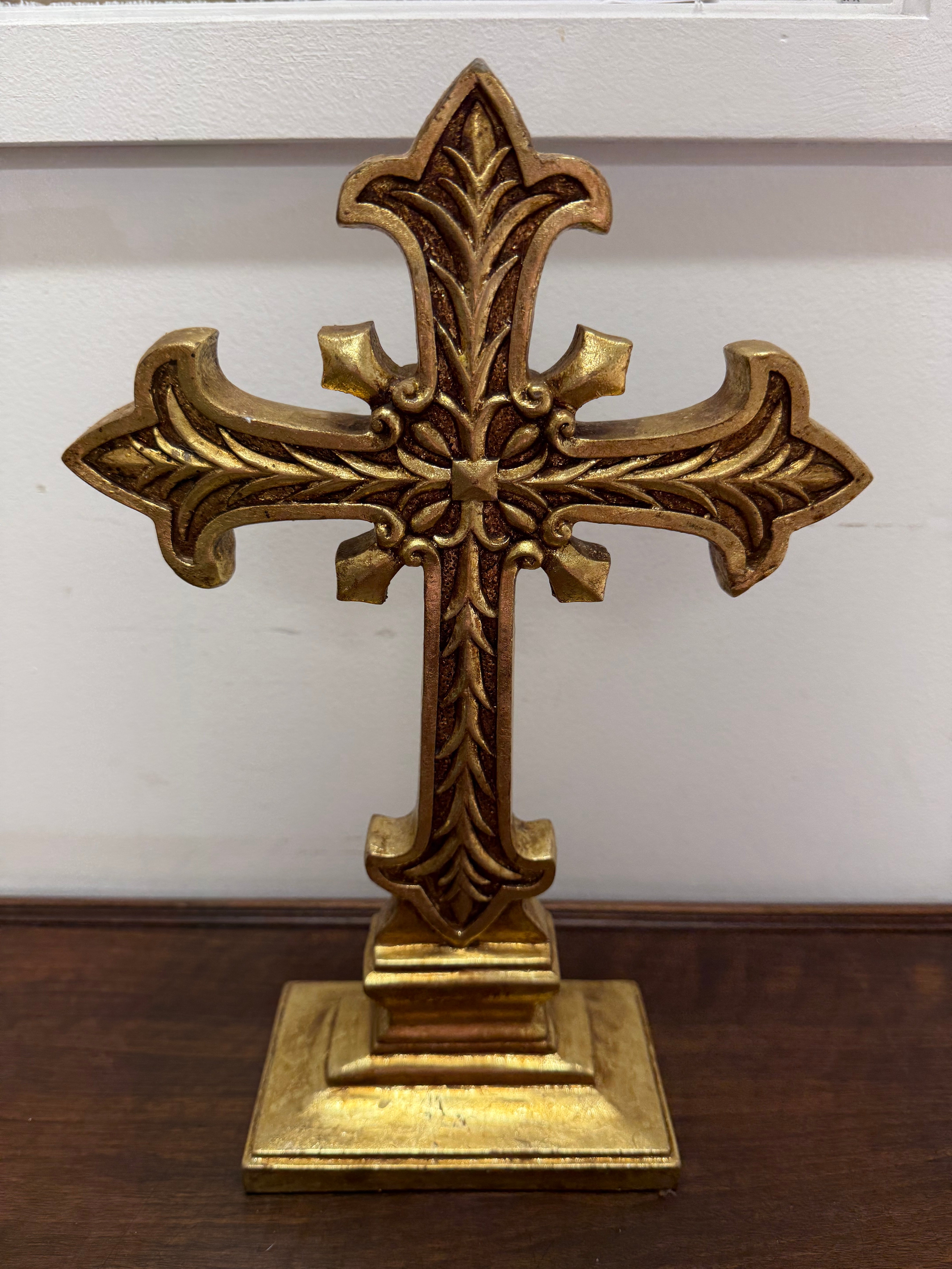 Vintage Gilt Cross | Antique & Vintage | Moonee Ponds Antiques | Australia Wide Delivery