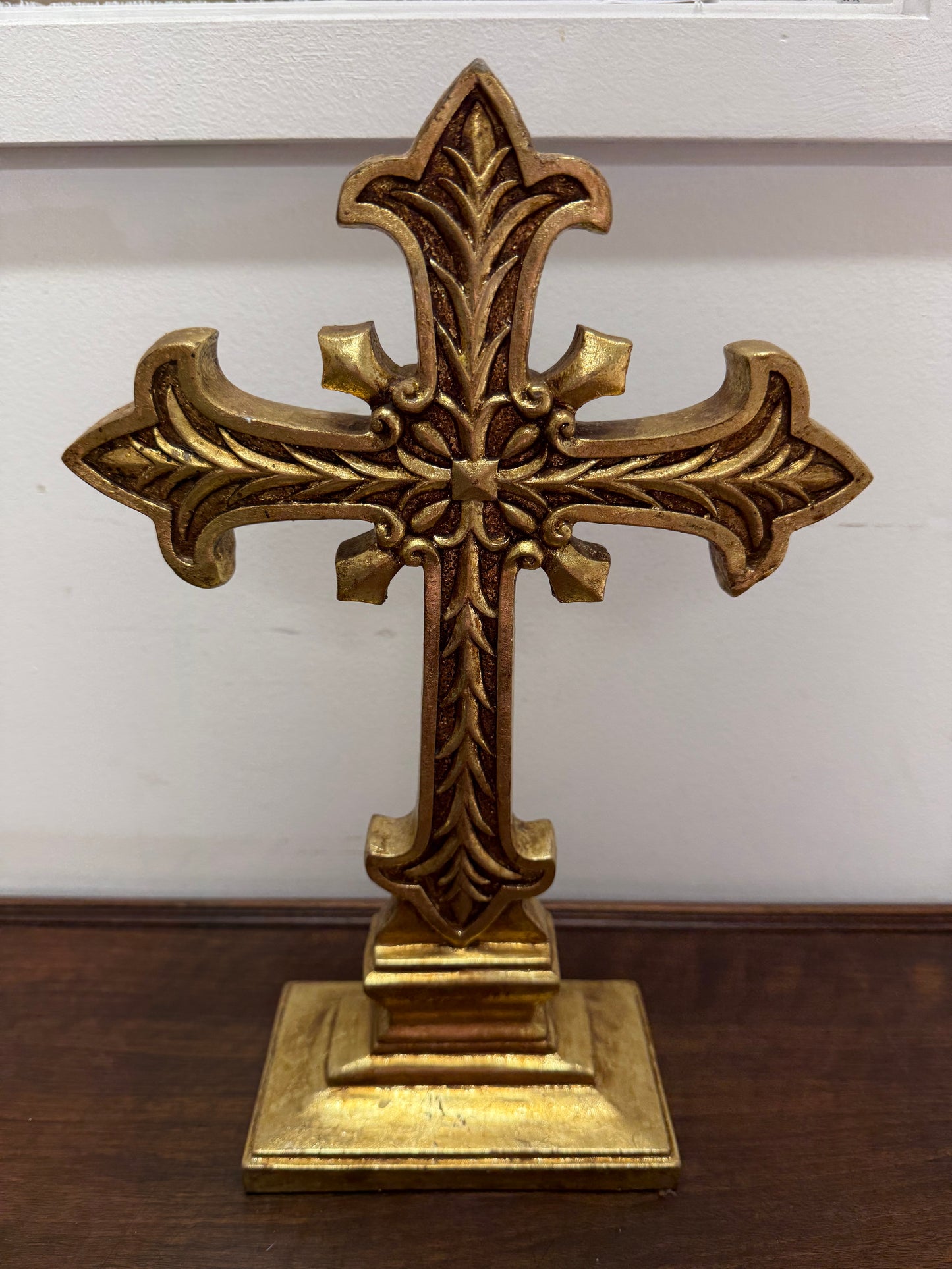 Vintage Gilt Cross