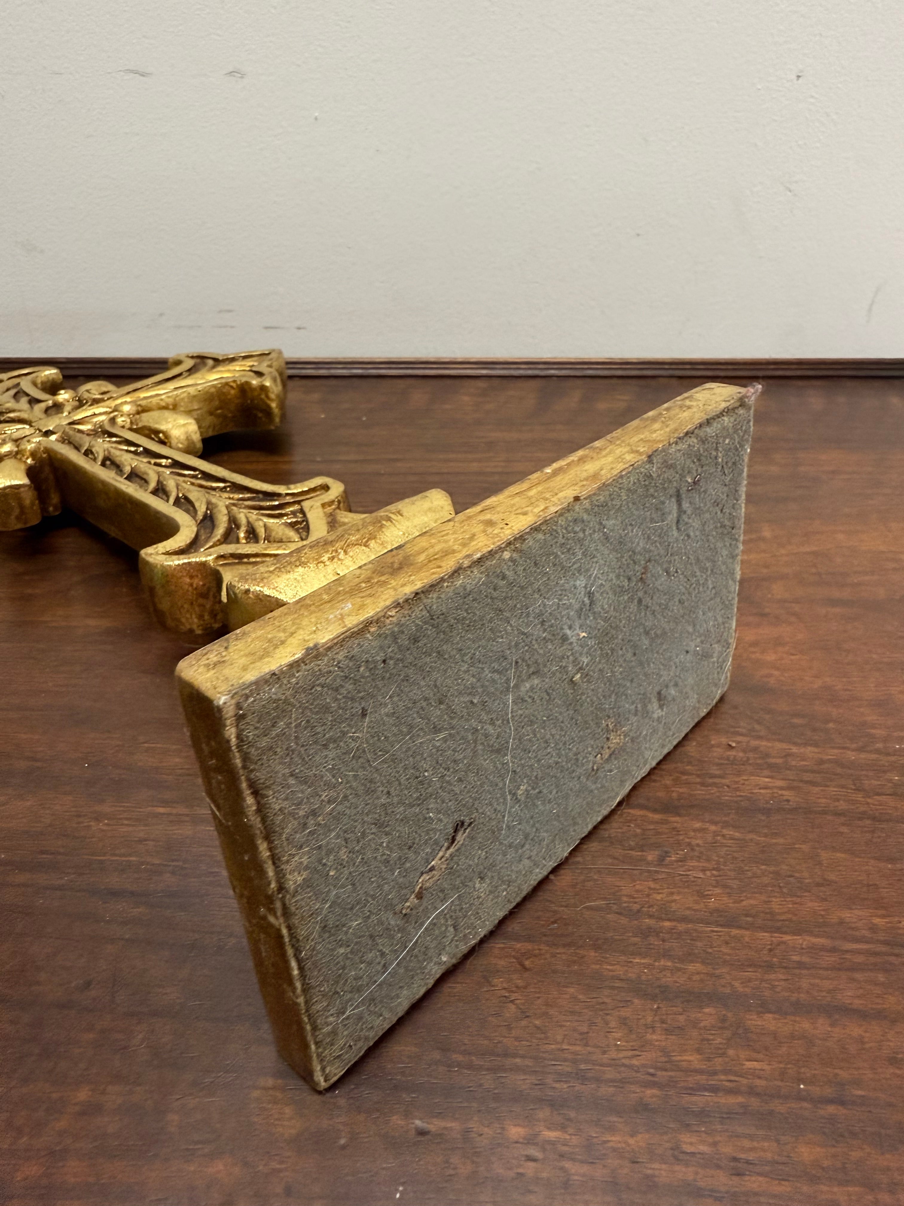 Vintage Gilt Cross | Antique & Vintage | Moonee Ponds Antiques | Australia Wide Delivery