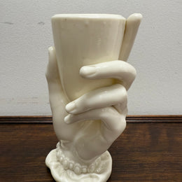 Royal Worcester Parian Ware Hand Vase
