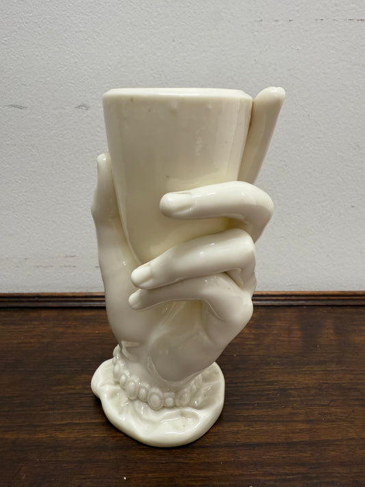 Royal Worcester Parian Ware Hand Vase