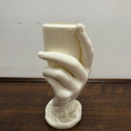 Royal Worcester Parian Ware Hand Vase