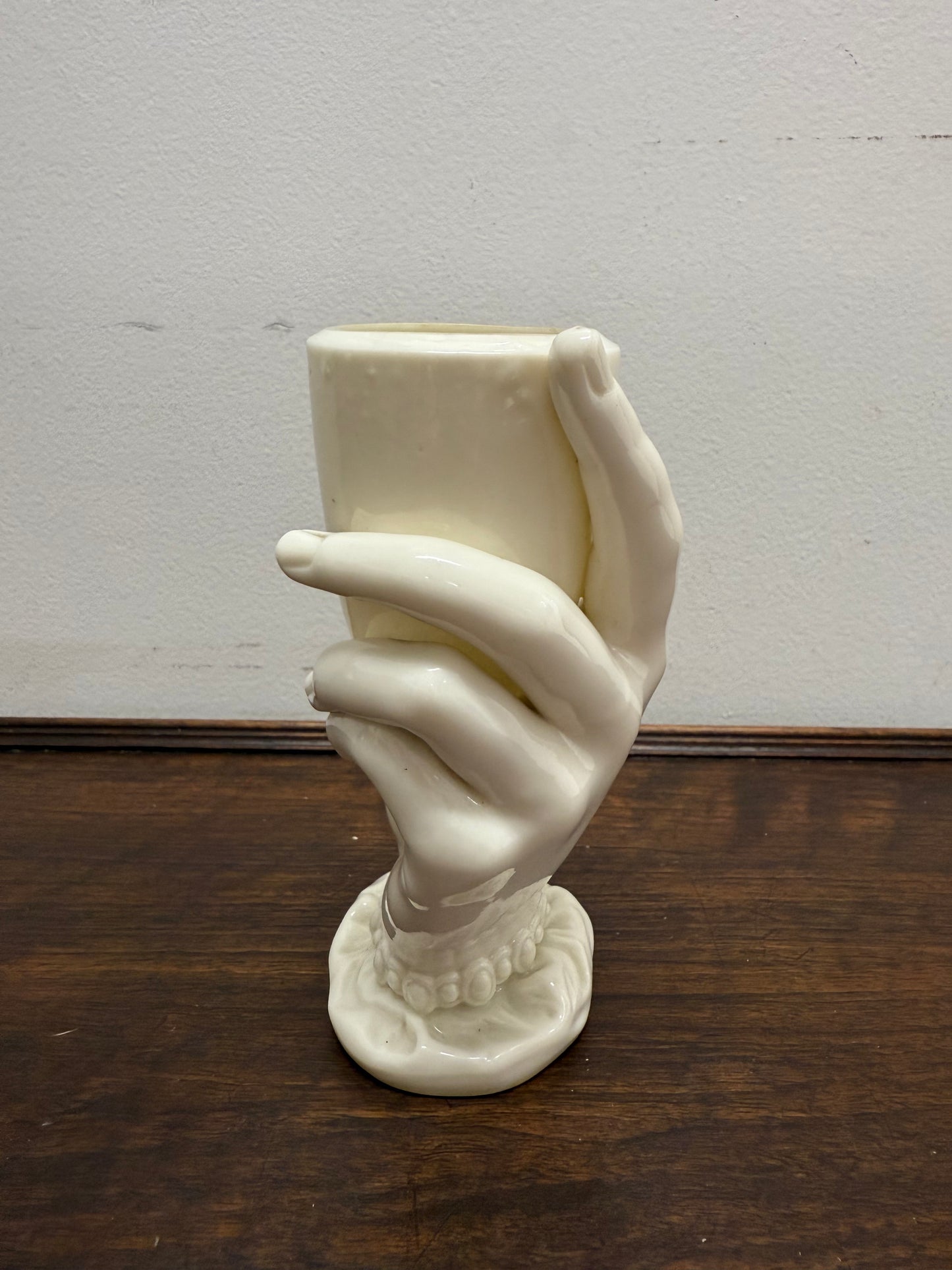 Royal Worcester Parian Ware Hand Vase