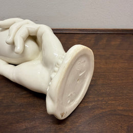 Royal Worcester Parian Ware Hand Vase