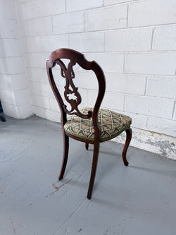 Victorian Tapestry Style Upholstered Single Chair | Antique & Vintage | Moonee Ponds Antiques | Australia Wide Delivery