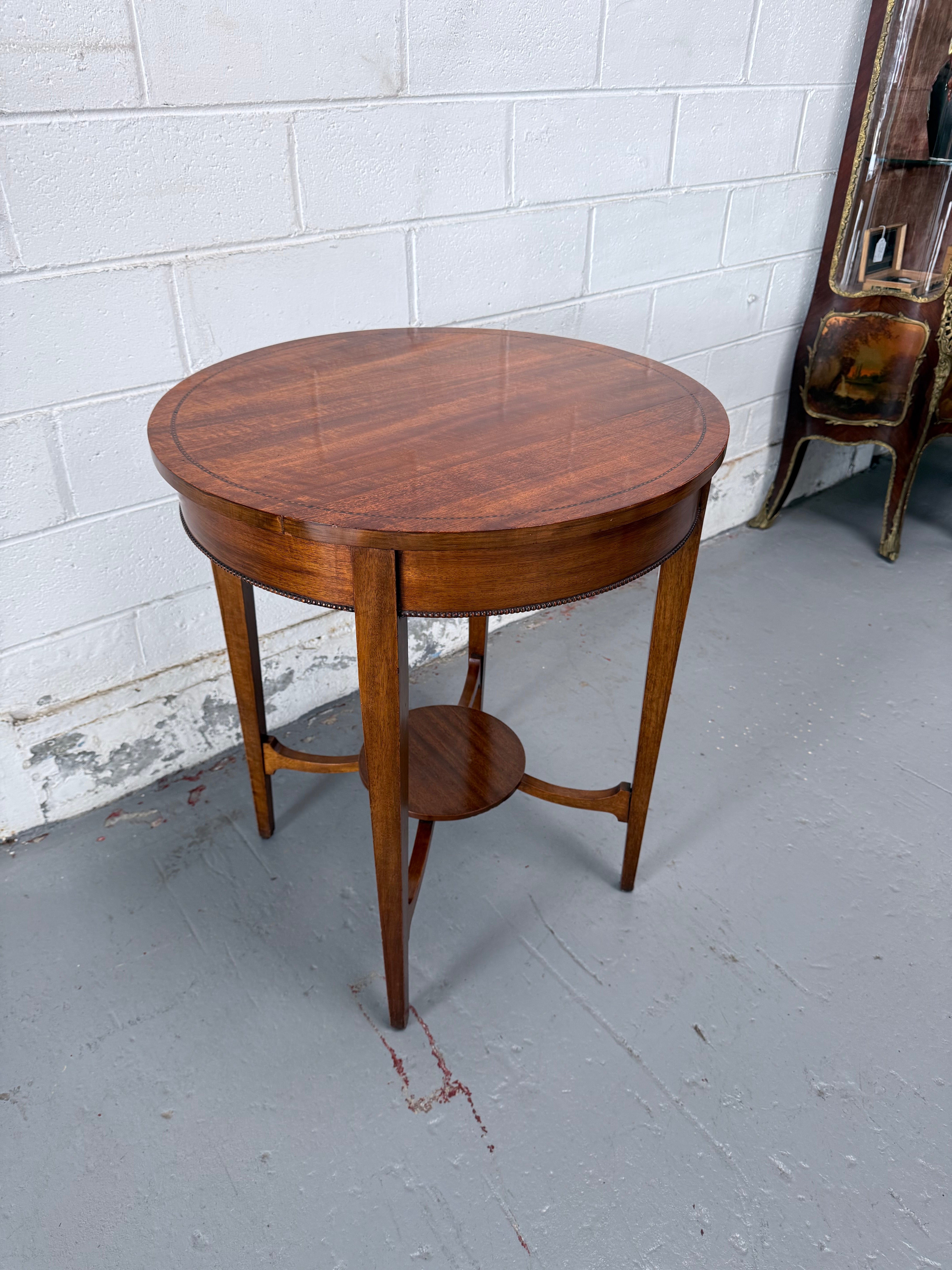 Antique Inlaid Mahogany Centre Table | Antique & Vintage | Moonee Ponds Antiques | Australia Wide