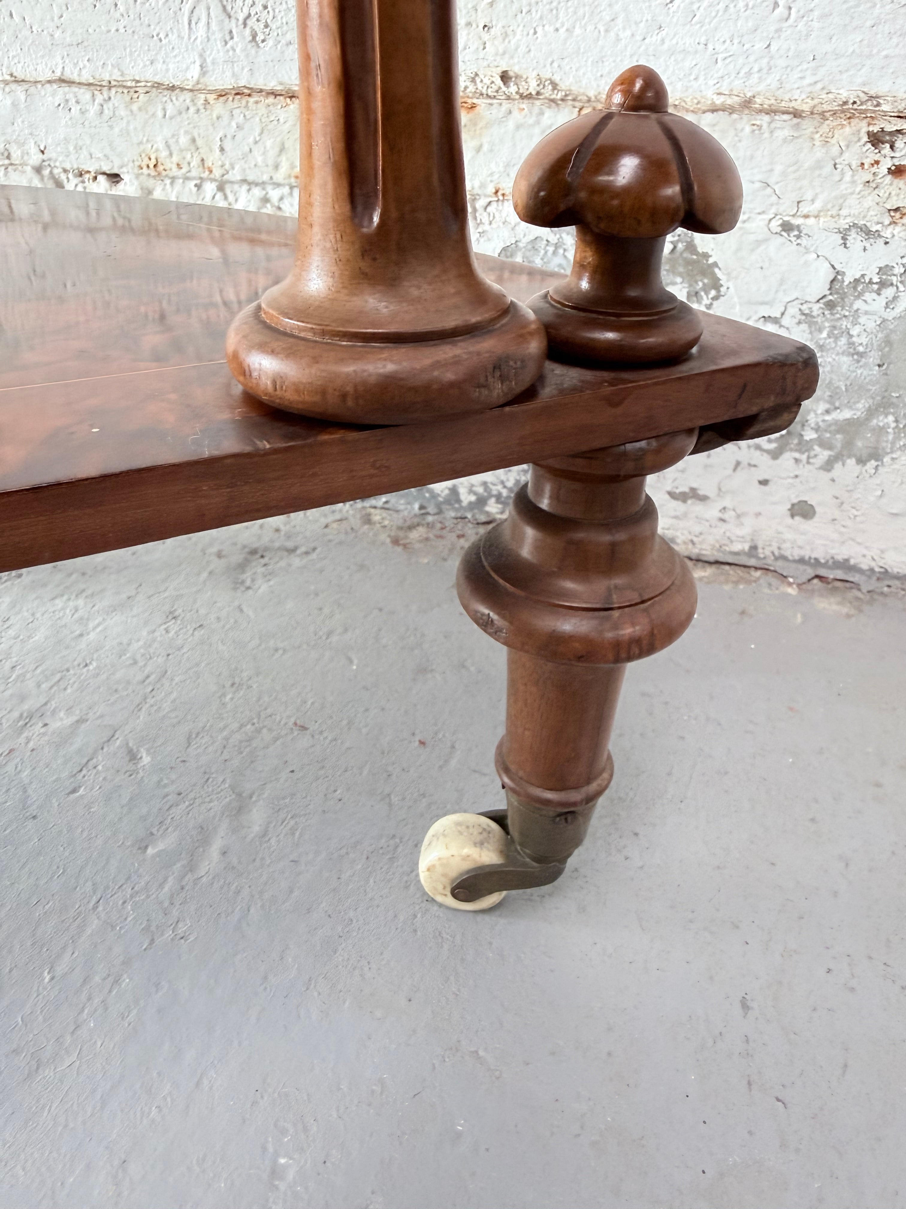 Victorian Tiered Figured Walnut Whatnot | Antique & Vintage | Moonee Ponds Antiques | Australia Wide