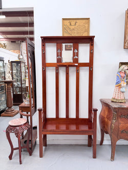 Arts & Crafts Blackwood Hallstand | Antique & Vintage | Moonee Ponds Antiques | Australia Wide Delivery