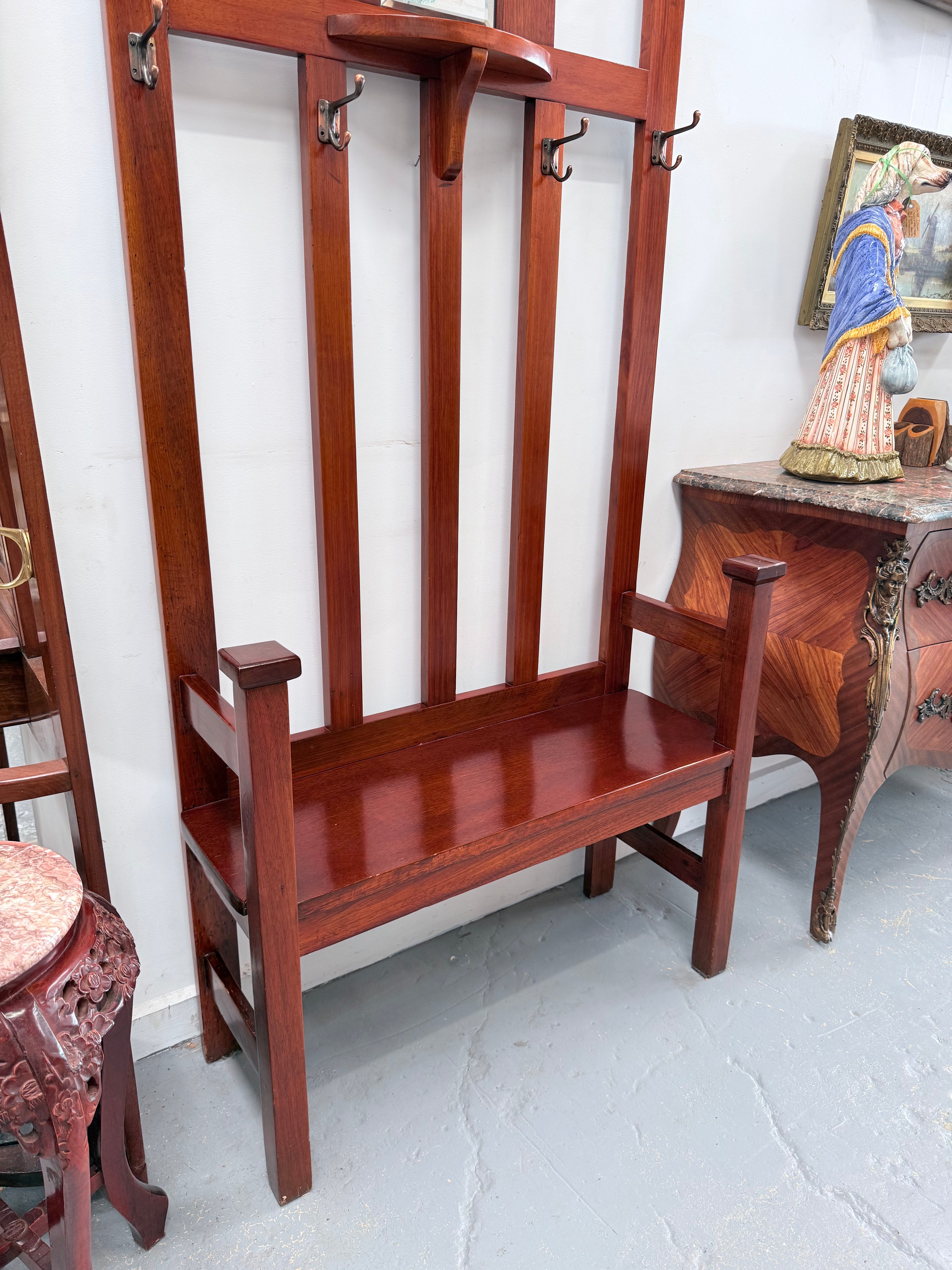 Arts & Crafts Blackwood Hallstand | Antique & Vintage | Moonee Ponds Antiques | Australia Wide