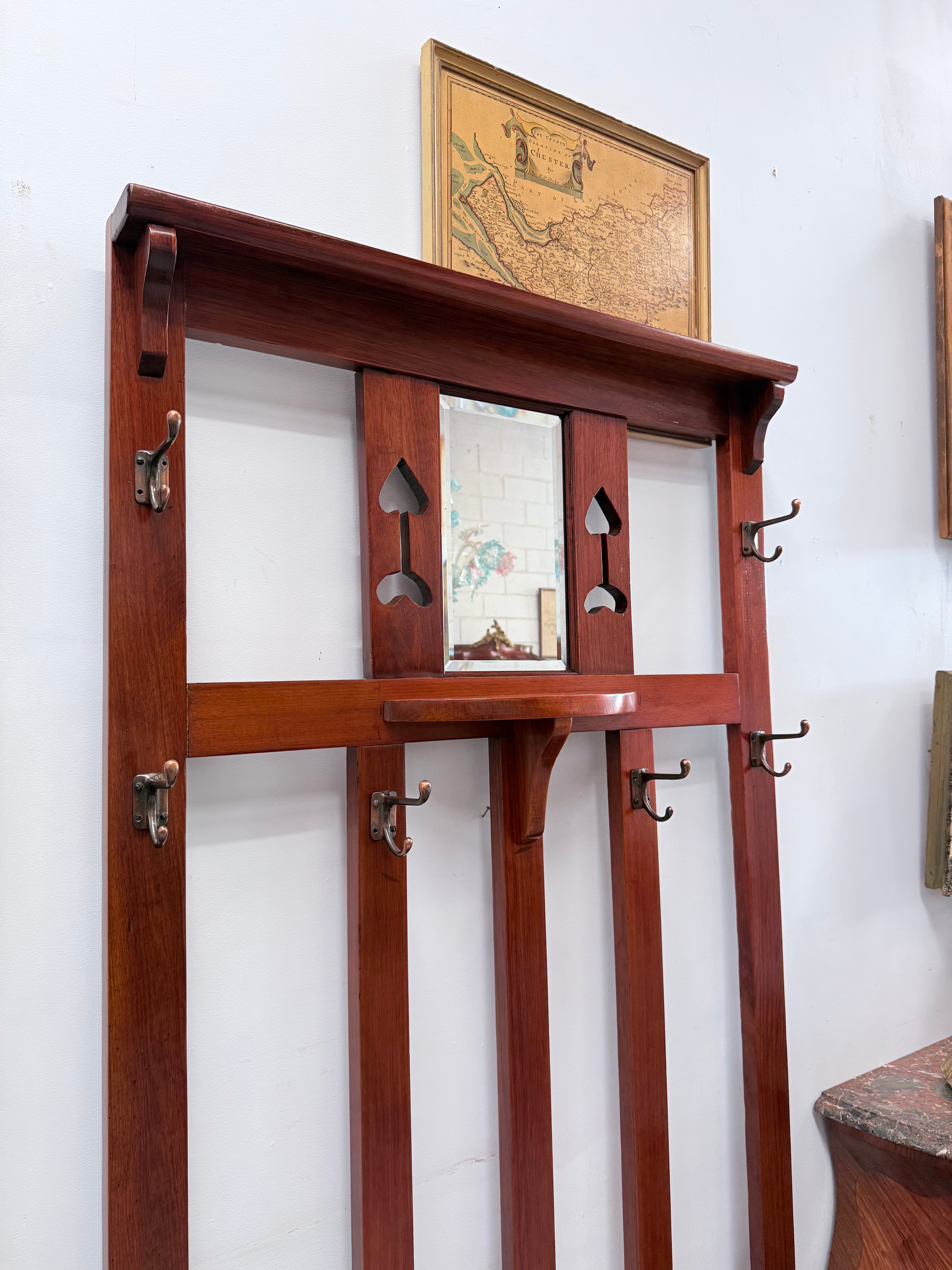 Arts & Crafts Blackwood Hallstand | Antique & Vintage | Moonee Ponds Antiques | Australia Wide