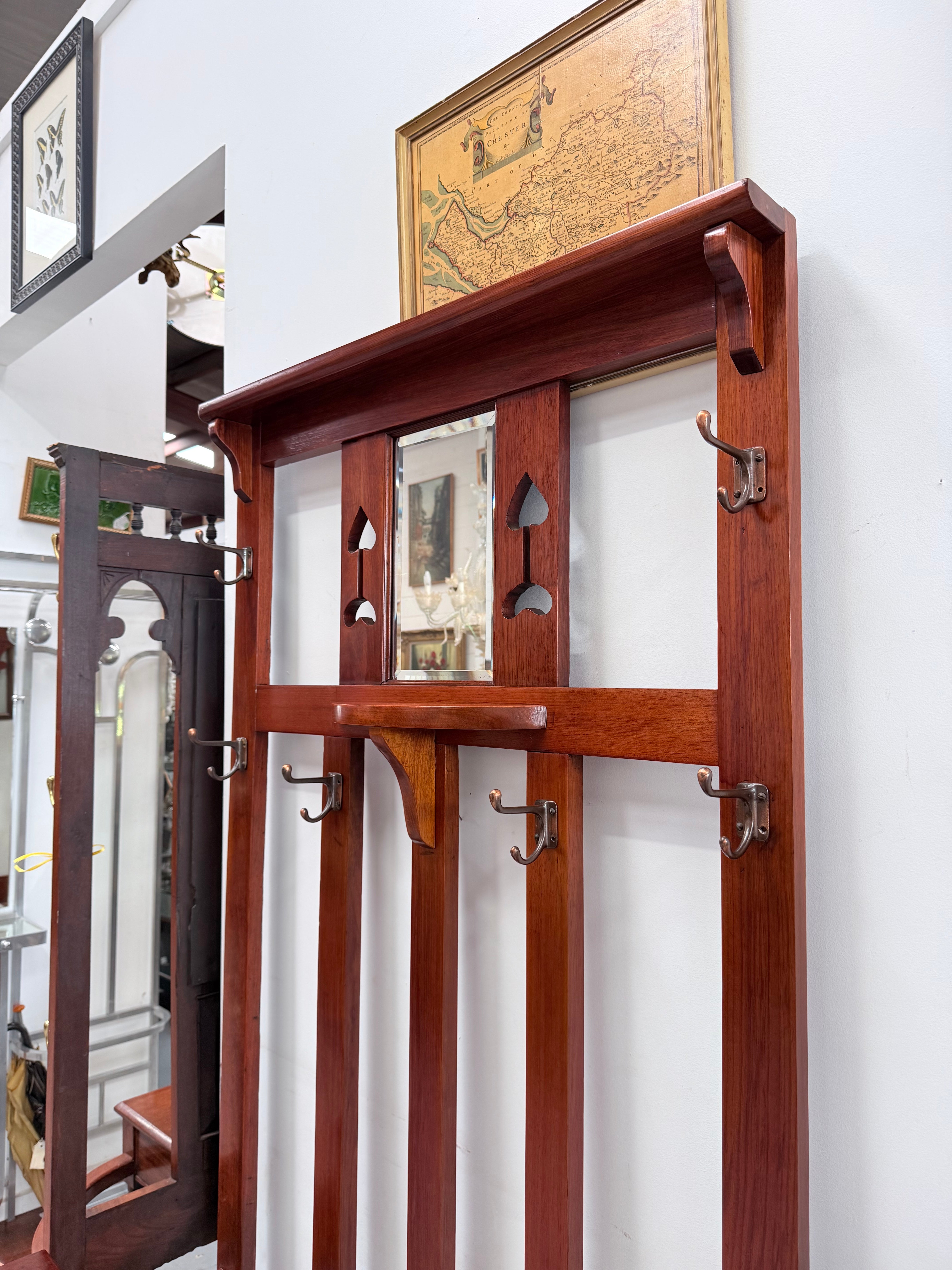 Arts & Crafts Blackwood Hallstand | Antique & Vintage | Moonee Ponds Antiques | Australia Wide