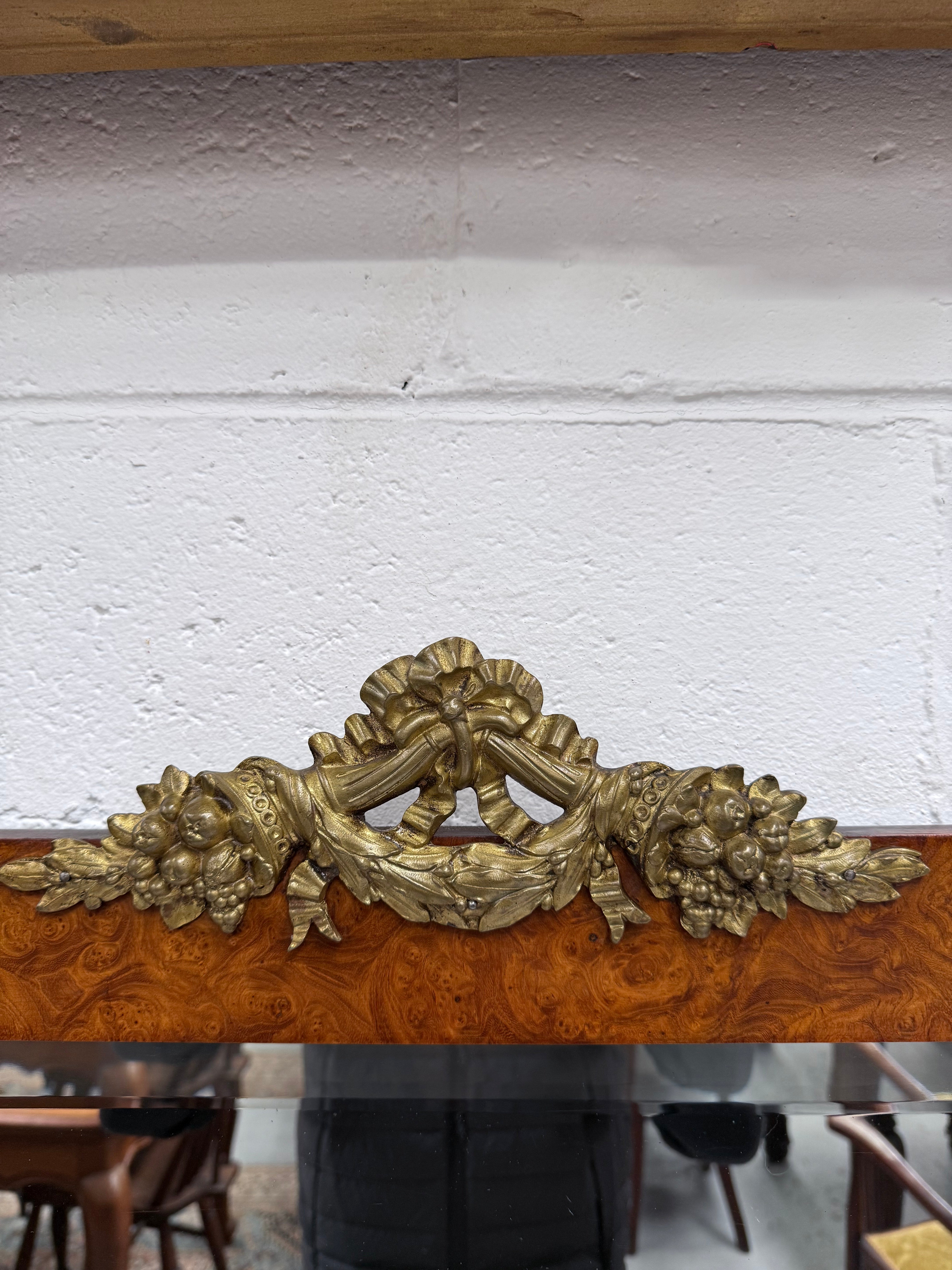 Figured Walnut Marble Top Buffet With Mirror | Antique & Vintage | Moonee Ponds Antiques | Australia Wide