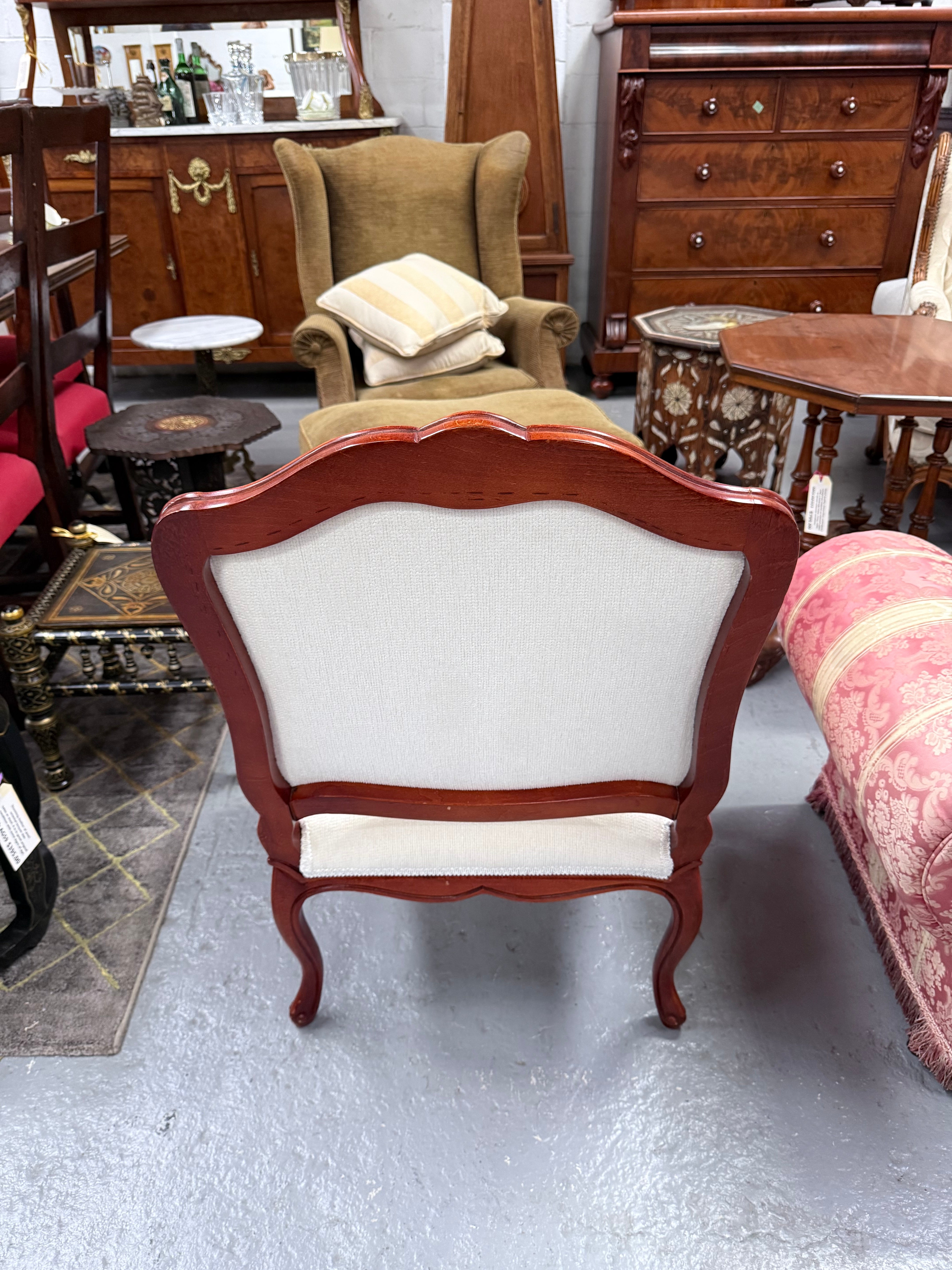 Louis XVth Style Upholstred Armchairs | Antique & Vintage | Moonee Ponds Antiques | Australia Wide