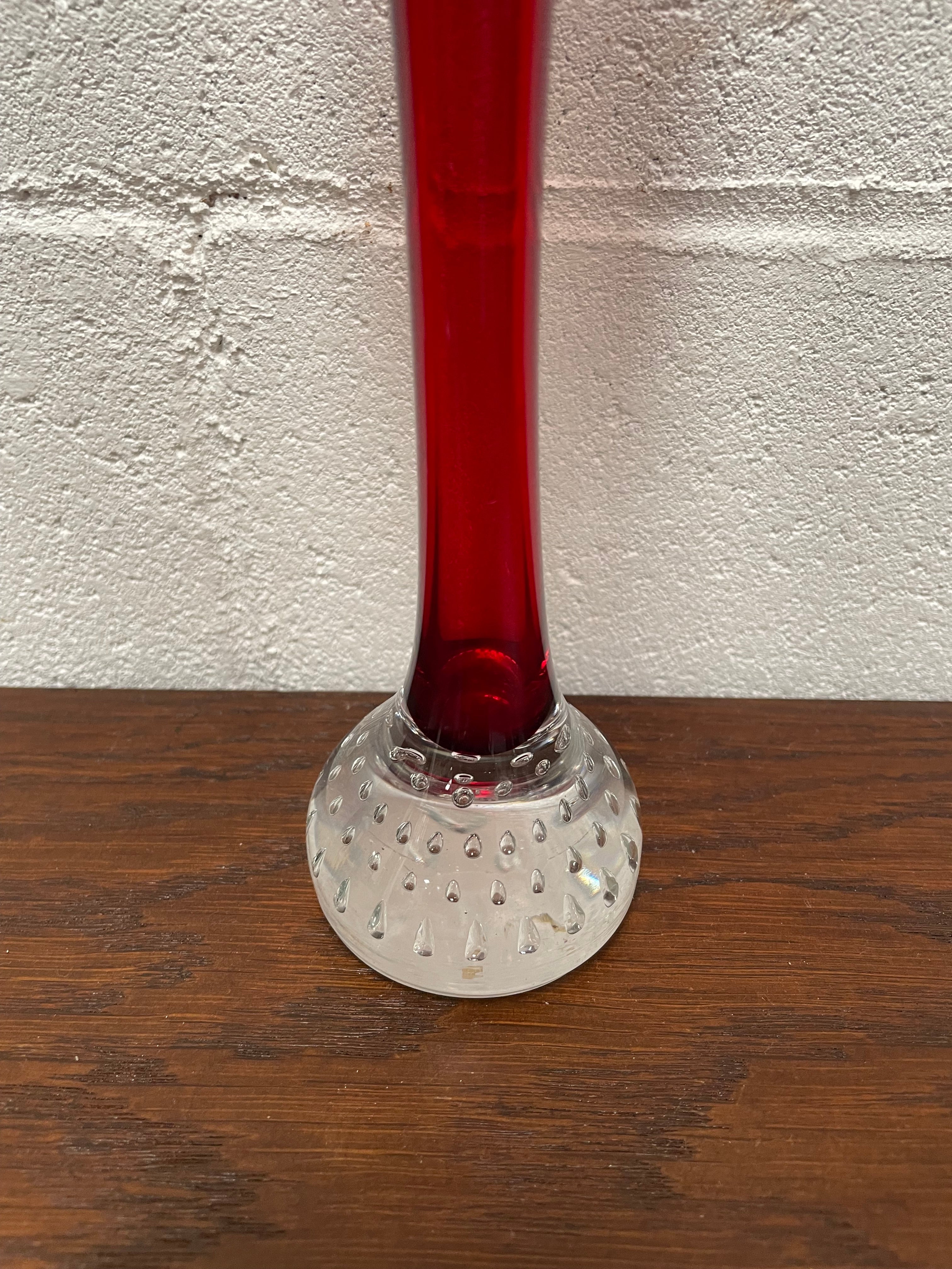 Beautiful Murano Ruby Vase | Antique & Vintage | Moonee Ponds Antiques | Australia Wide Delivery
