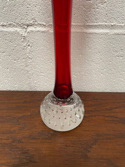 Beautiful Murano Ruby Vase | Antique & Vintage | Moonee Ponds Antiques | Australia Wide Delivery