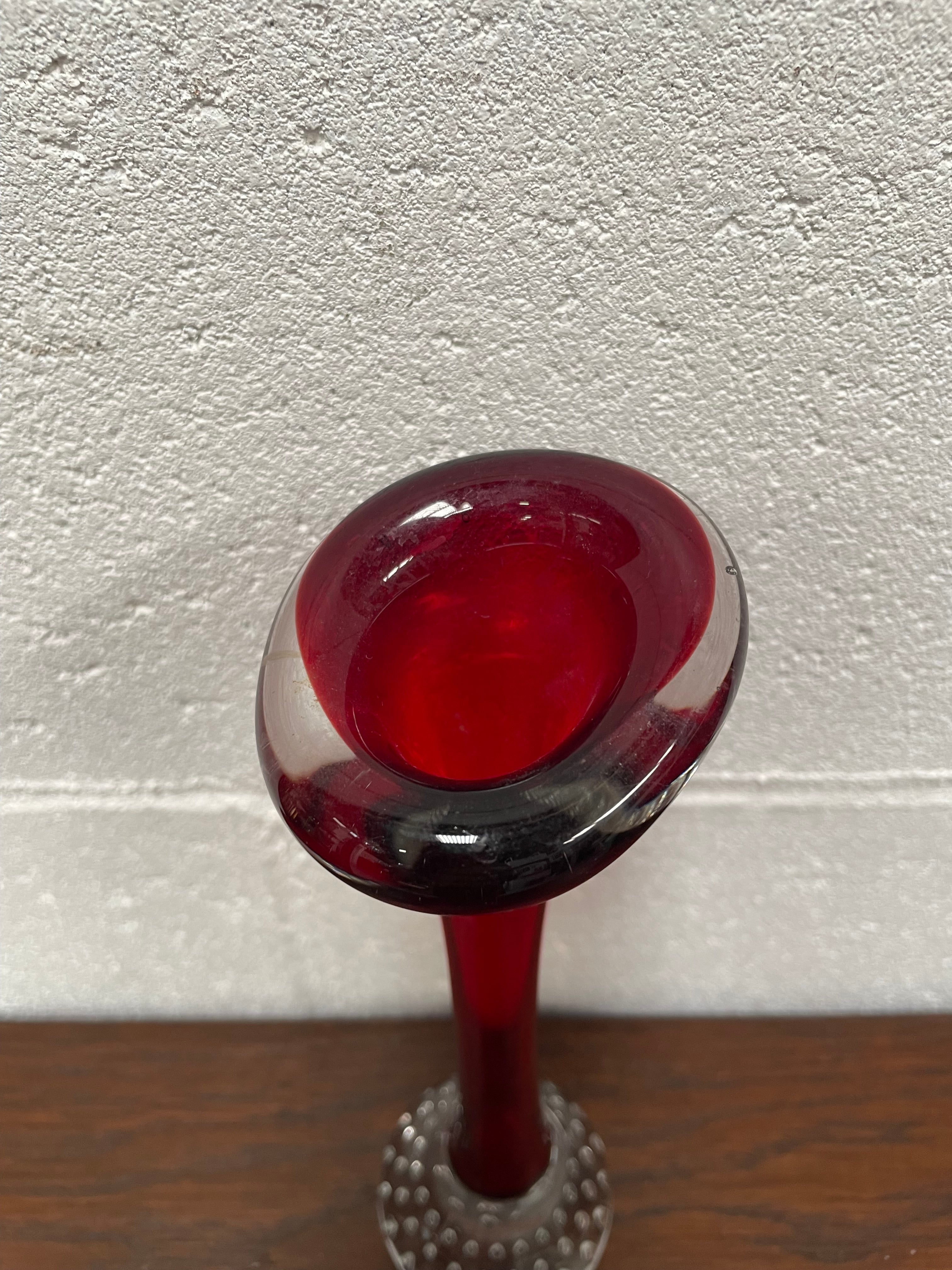 Beautiful Murano Ruby Vase | Antique & Vintage | Moonee Ponds Antiques | Australia Wide Delivery
