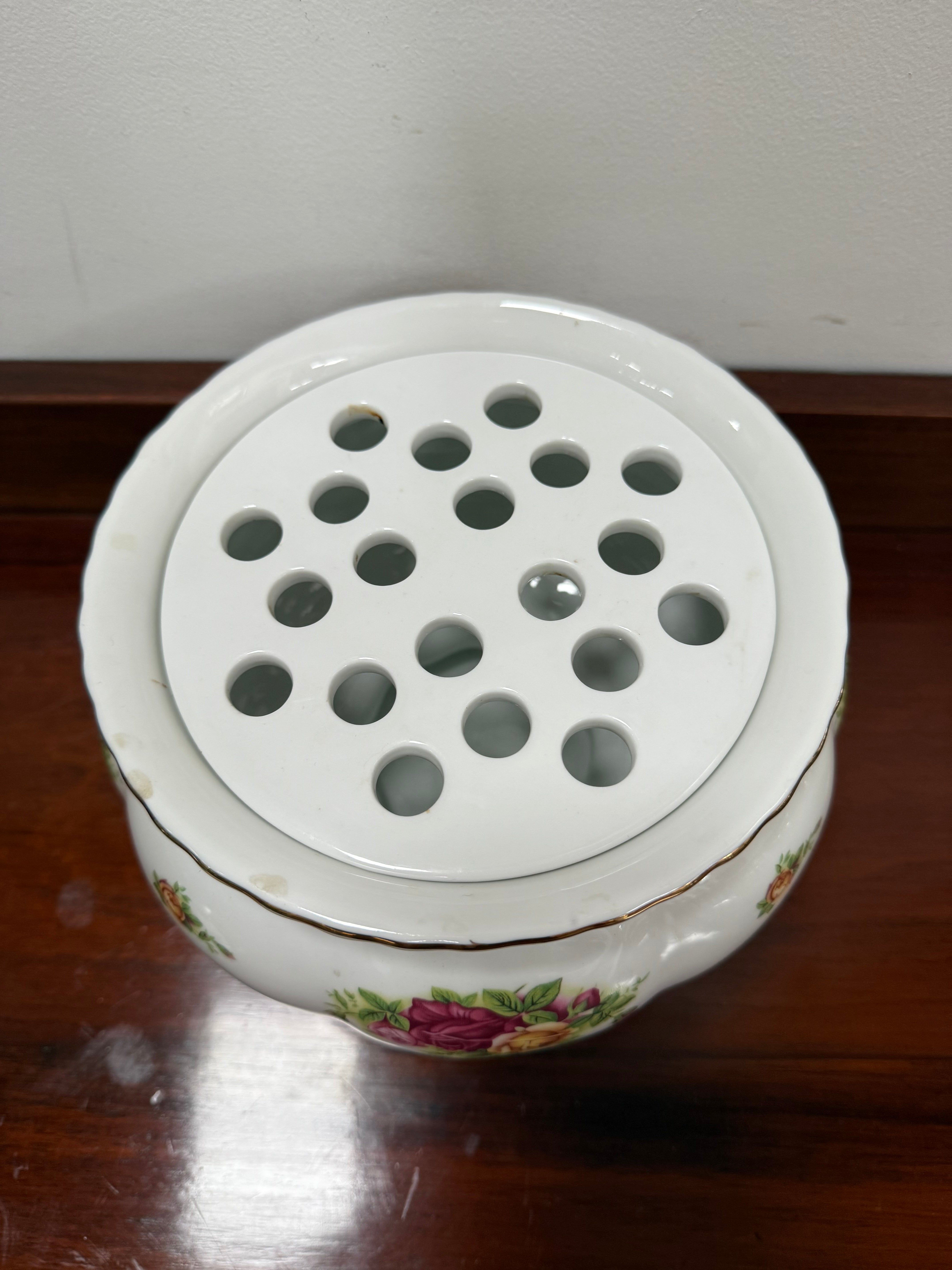 Vintage Royal Albert Flower Vase & Insert | Antique & Vintage | Moonee Ponds Antiques | Australia Wide Delivery