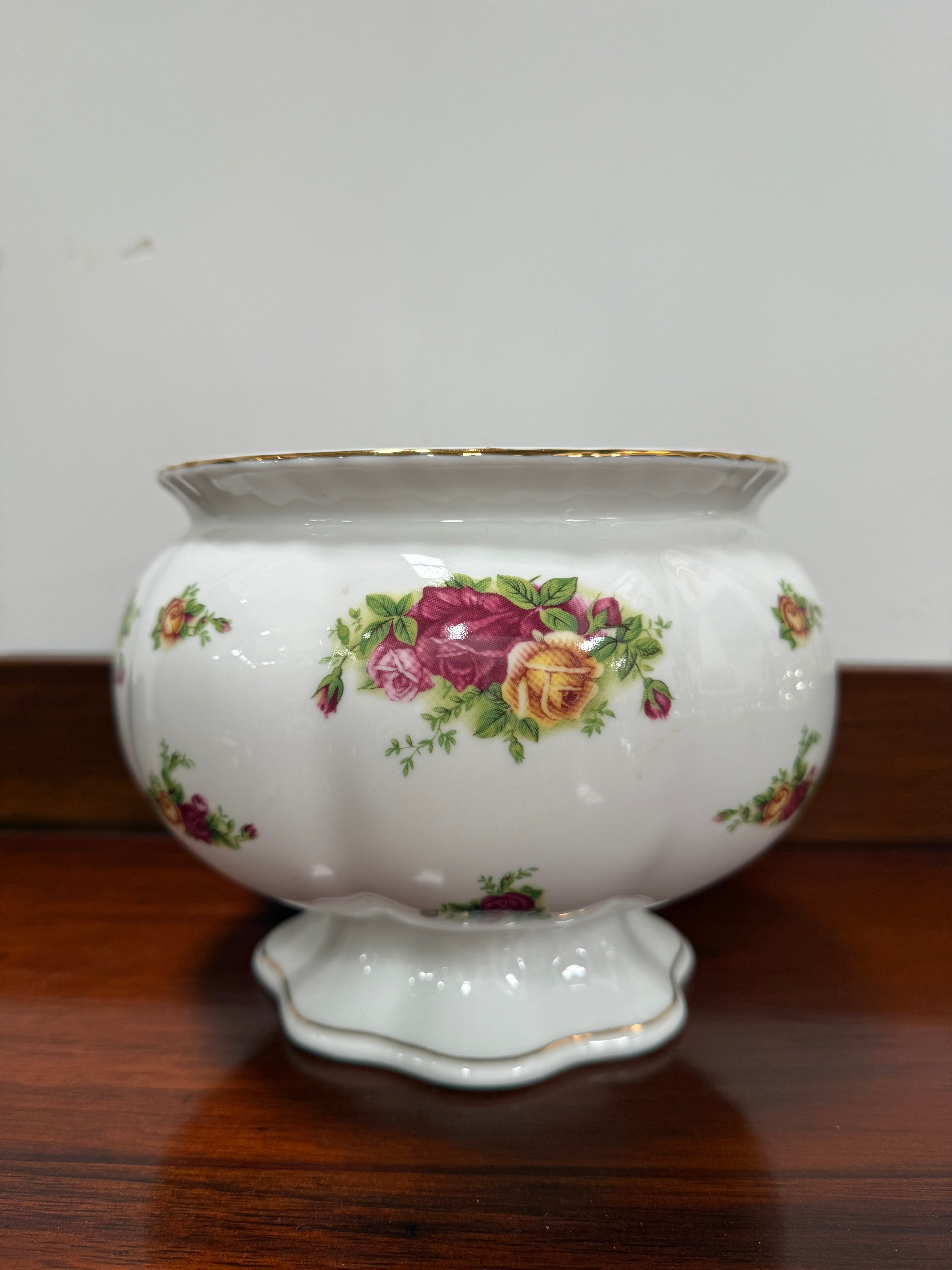 Vintage Royal Albert Flower Vase & Insert | Antique & Vintage | Moonee Ponds Antiques | Australia Wide Delivery